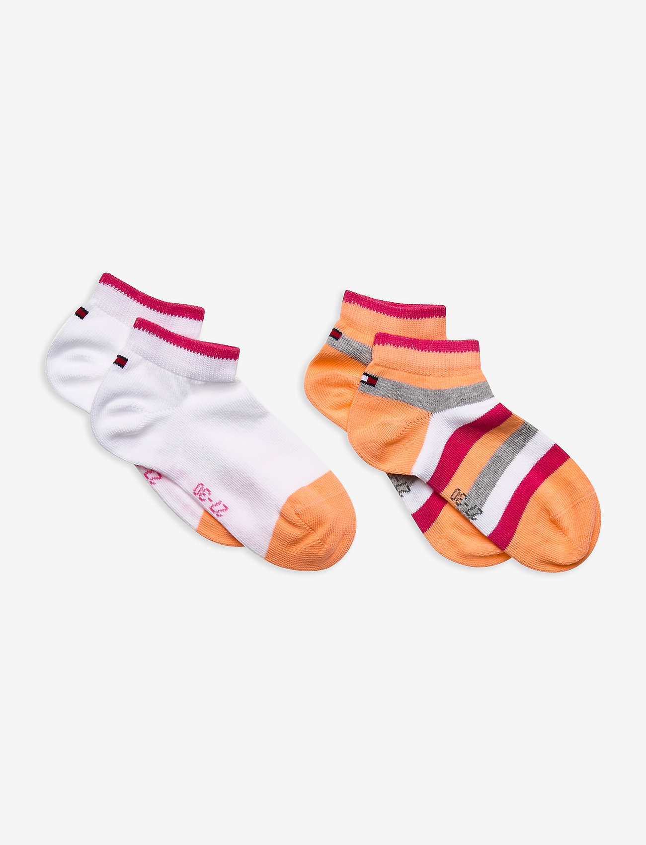 Tommy Hilfiger - TH KIDS BASIC STRIPE QUARTER 2P - pink lady - 0