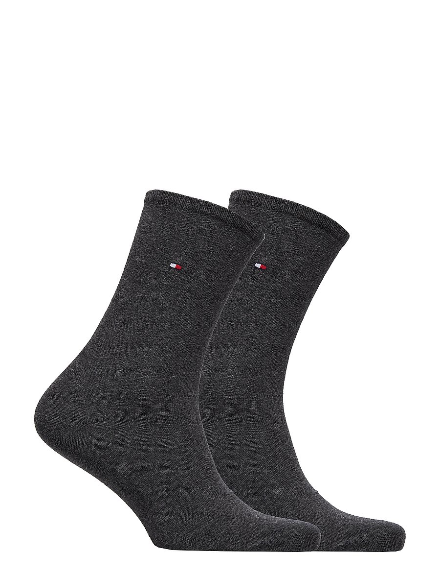 Tommy Hilfiger - TH WOMEN SOCK CASUAL 2P - anthracite melange - 1