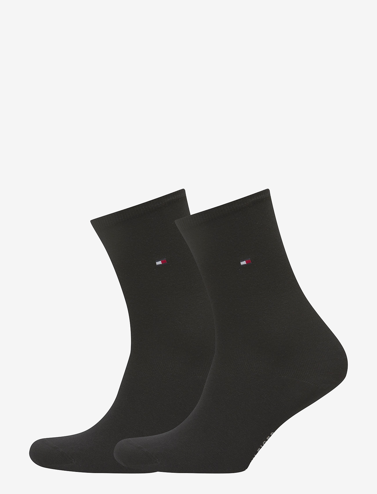 Tommy Hilfiger - TH WOMEN SOCK CASUAL 2P - vanliga strumpor - black - 1