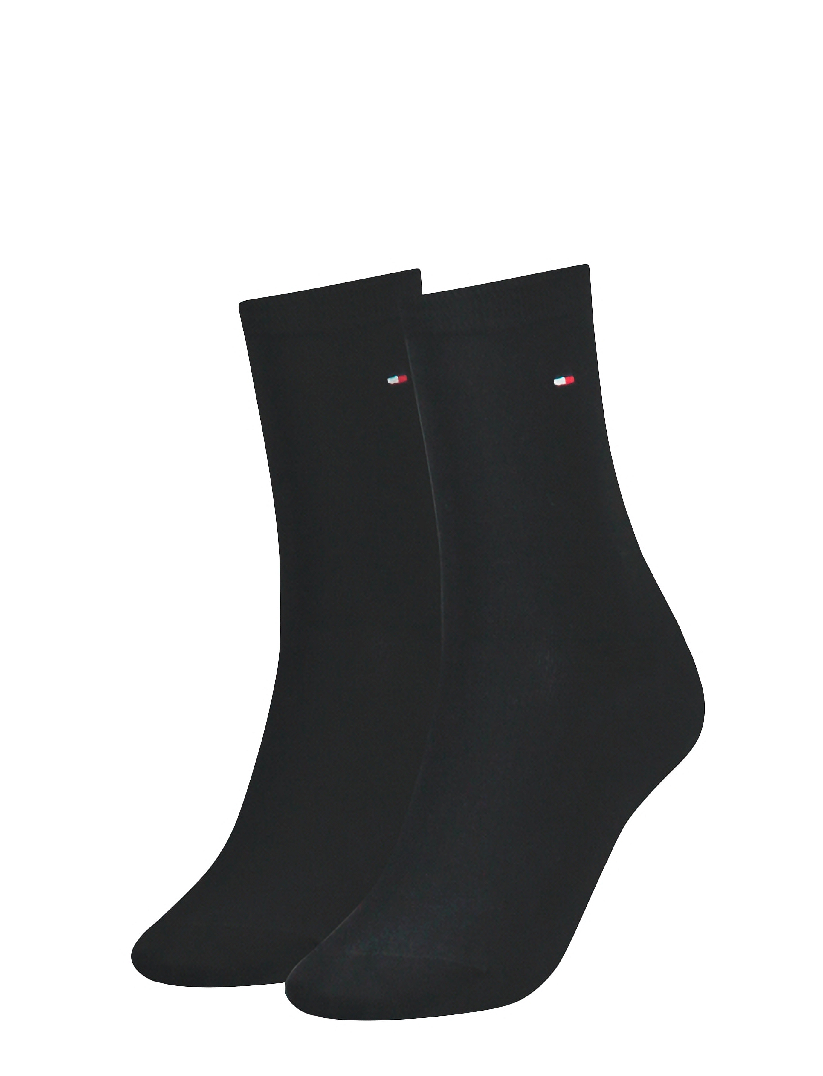 Tommy Hilfiger Th Women Sock Casual 2P, 39-42, Socks, Schwarz - Regular Frauen