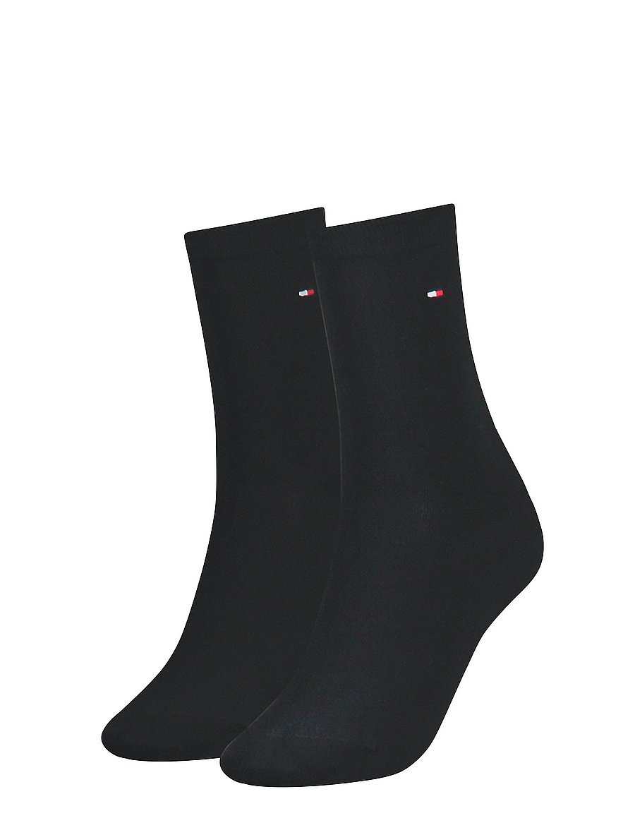 Tommy Hilfiger - TH WOMEN SOCK CASUAL 2P - crew-socken - black - 0