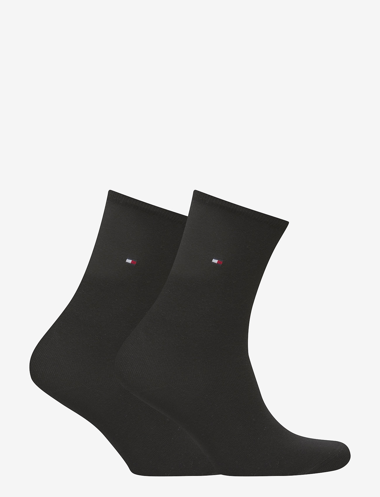 Tommy Hilfiger - TH WOMEN SOCK CASUAL 2P - vanliga strumpor - black - 3