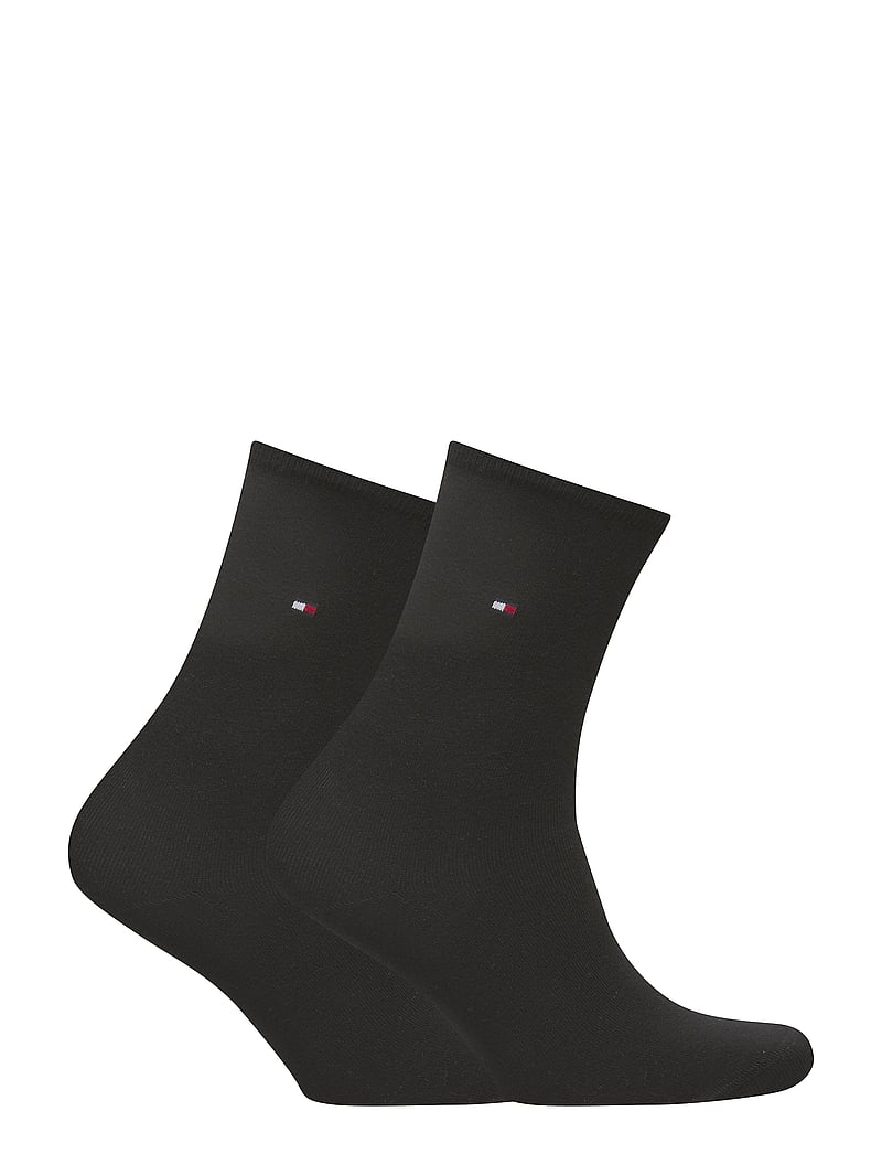Tommy Hilfiger - TH WOMEN SOCK CASUAL 2P - tavalliset sukat - black - 3