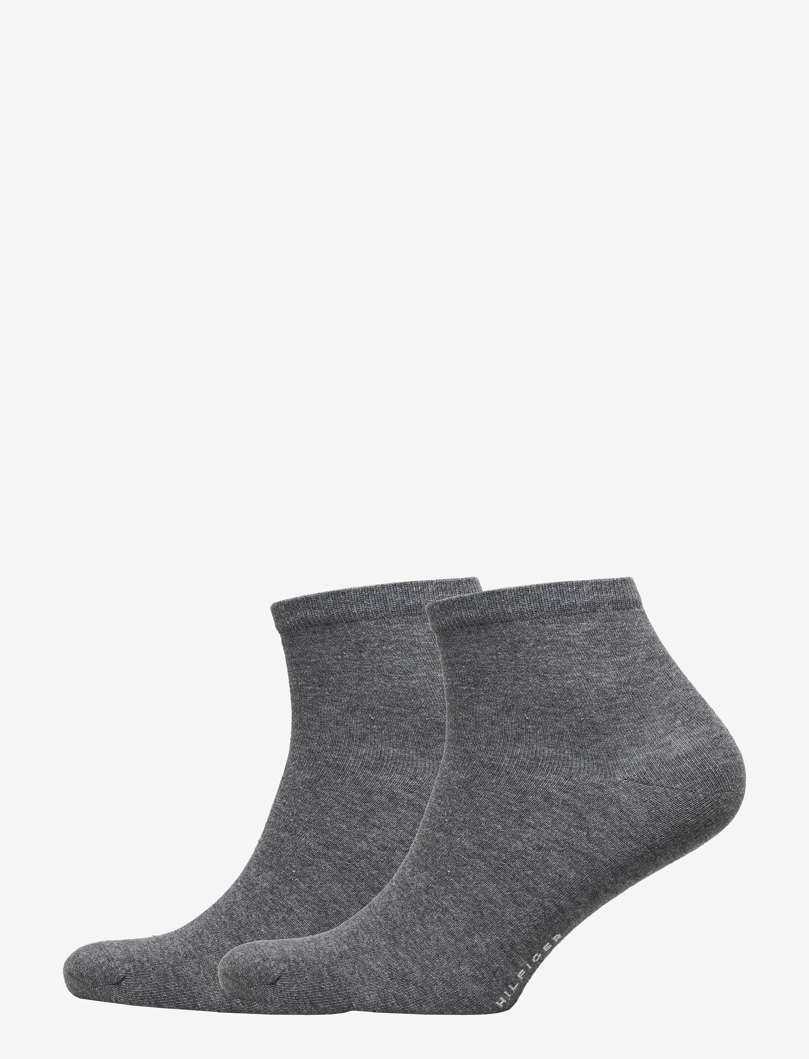 Tommy Hilfiger Th Women Casual Short Sock 2P, 39-42, Socks, Grau - Regular Frauen