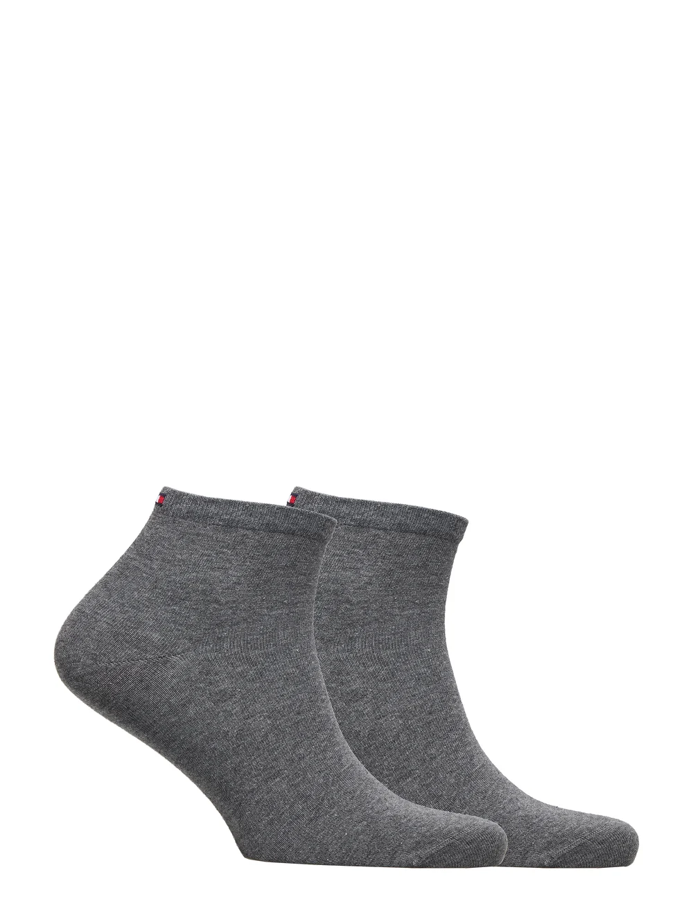 Tommy Hilfiger - TH WOMEN CASUAL SHORT SOCK 2P - crew-socken - middle grey melange - 1