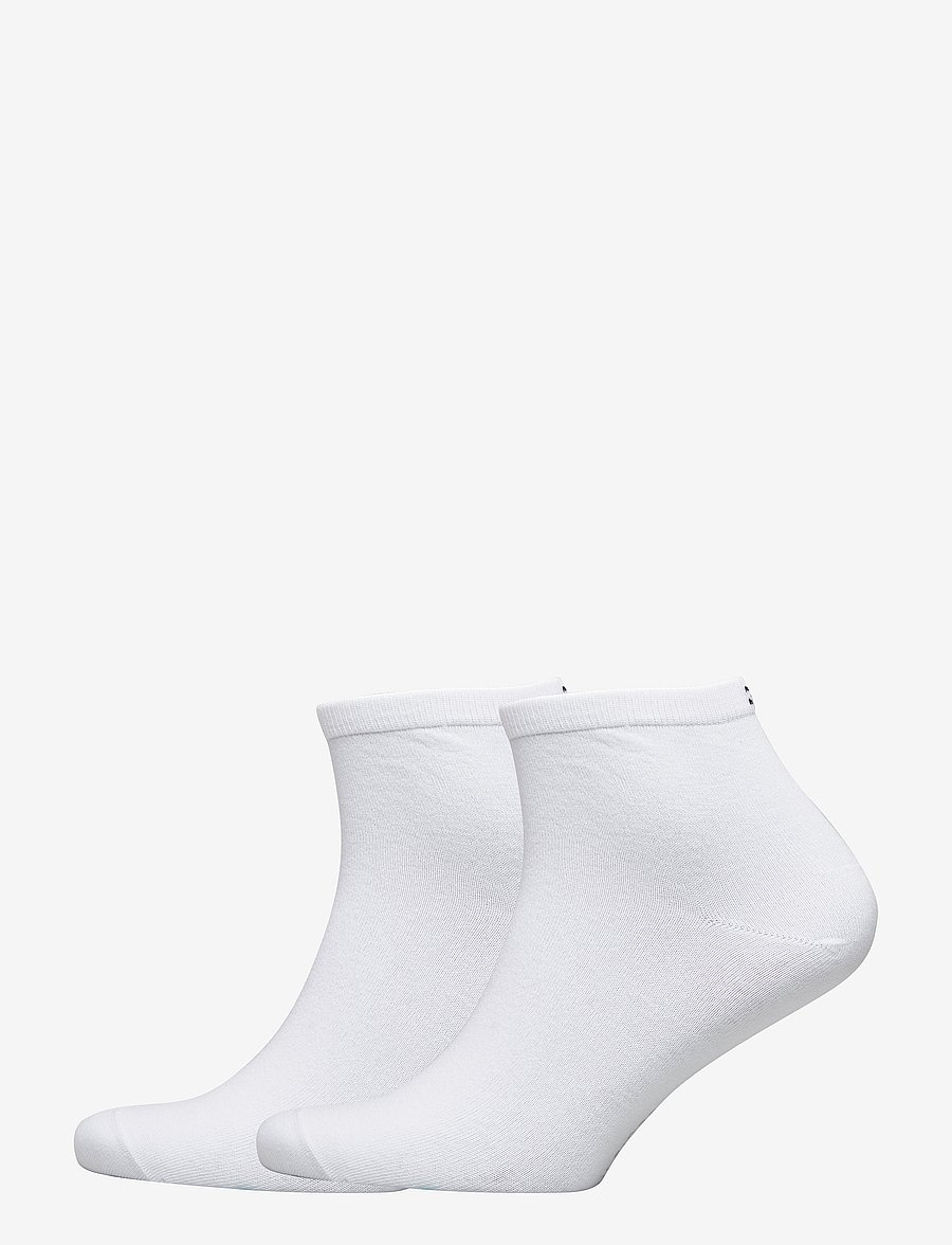 Tommy Hilfiger - TH WOMEN CASUAL SHORT SOCK 2P - tavalliset sukat - white - 0