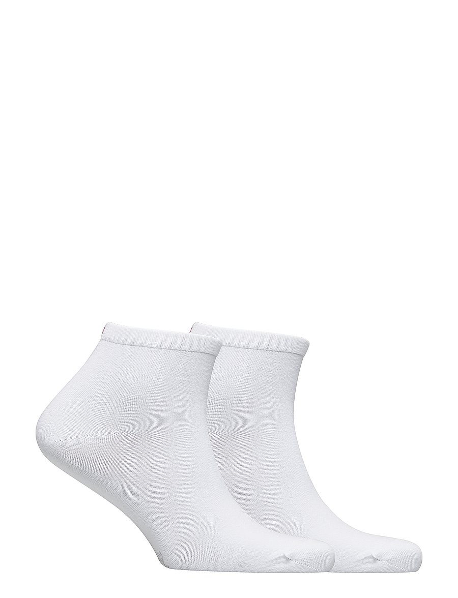 Tommy Hilfiger - TH WOMEN CASUAL SHORT SOCK 2P - tavalliset sukat - white - 1