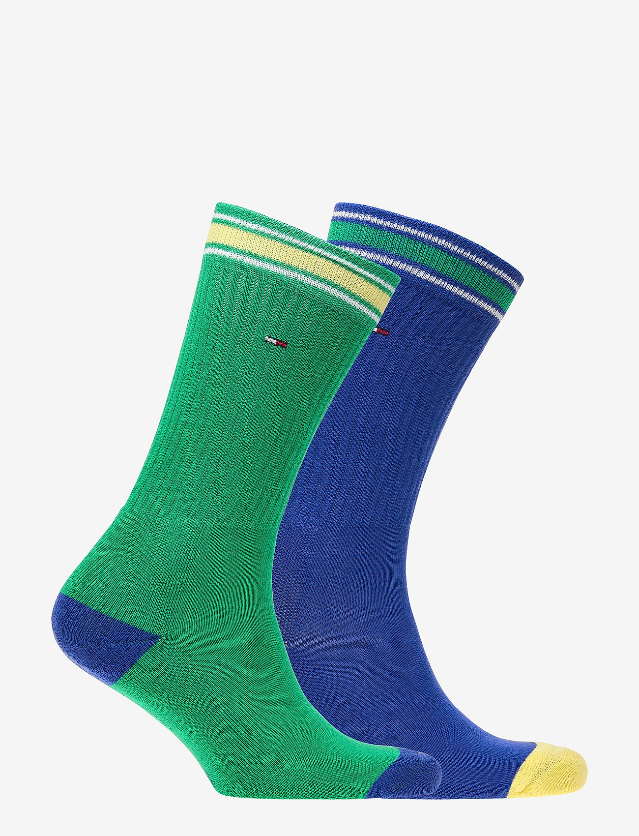 Tommy Hilfiger - TH KIDS ICONIC SPORTS SOCK 2P - blue / green - 1