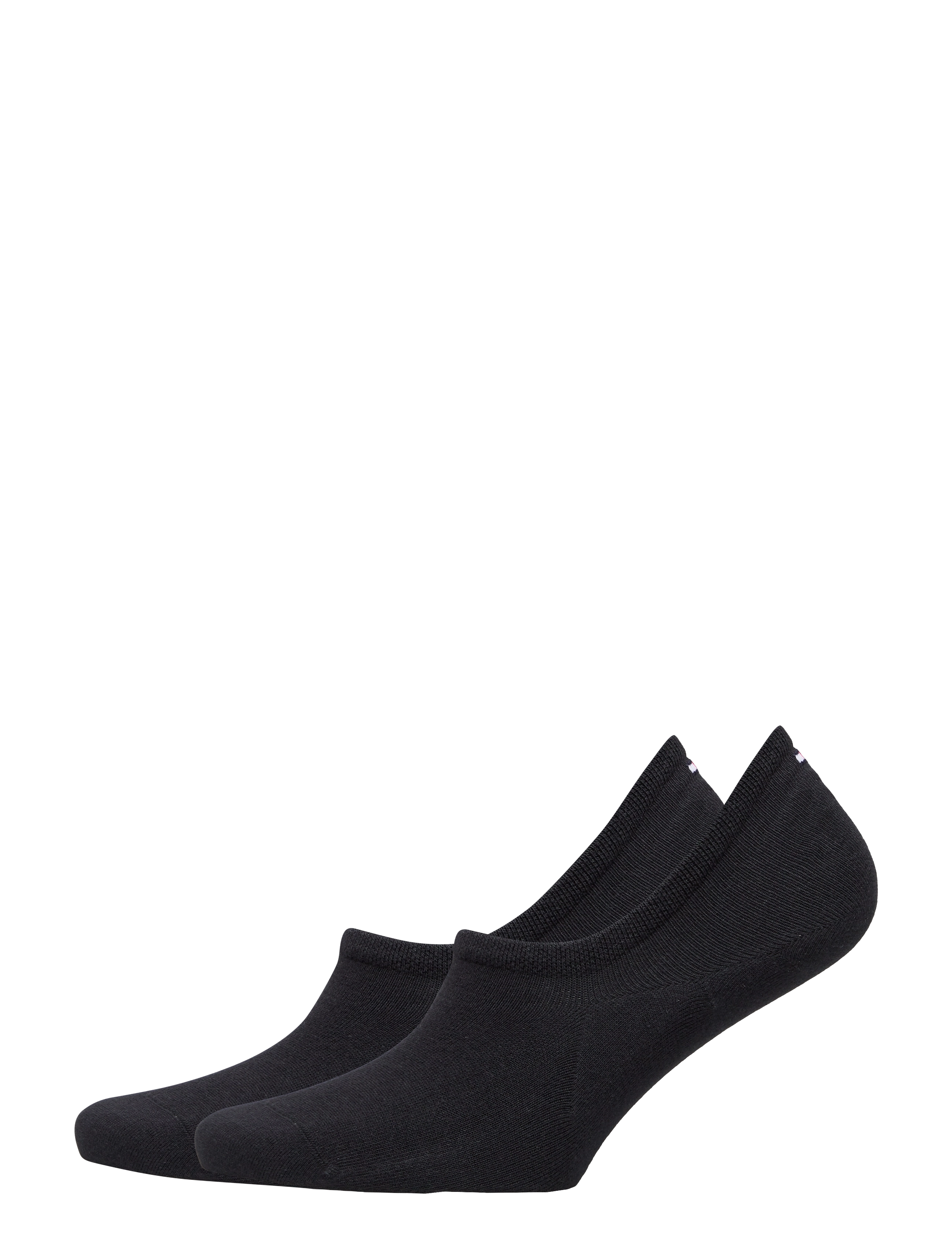 Tommy Hilfiger Th Men Footie 2P, 43-46, Black, Sokker > Ankelstrømper, Herre