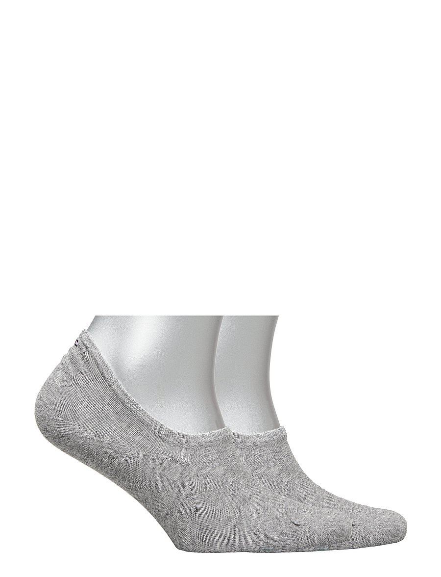 Tommy Hilfiger - TH MEN FOOTIE 2P - sukat monipakkauksessa - middle grey melange - 1