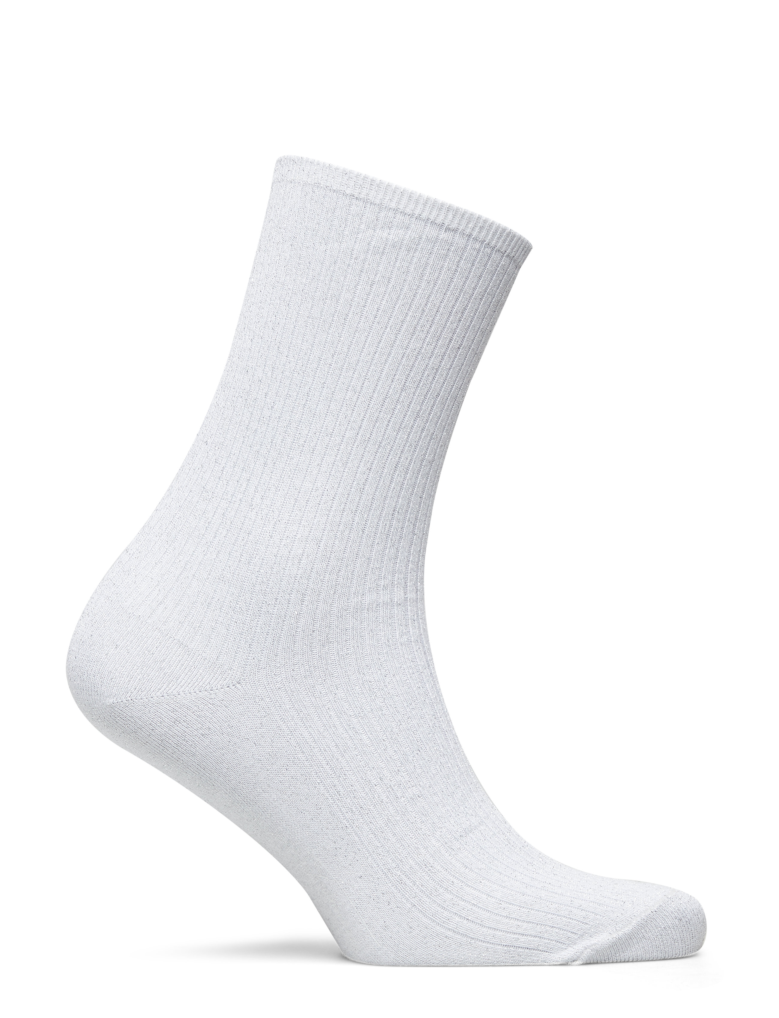 Tommy Hilfiger - TH WOMEN GLITTER SOCK 1P - klassikalised sokid - silver - 1