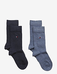 Tommy Hilfiger - TH CHILDREN SOCK TH BASIC 2P - mažiausios kainos - jeans - 0