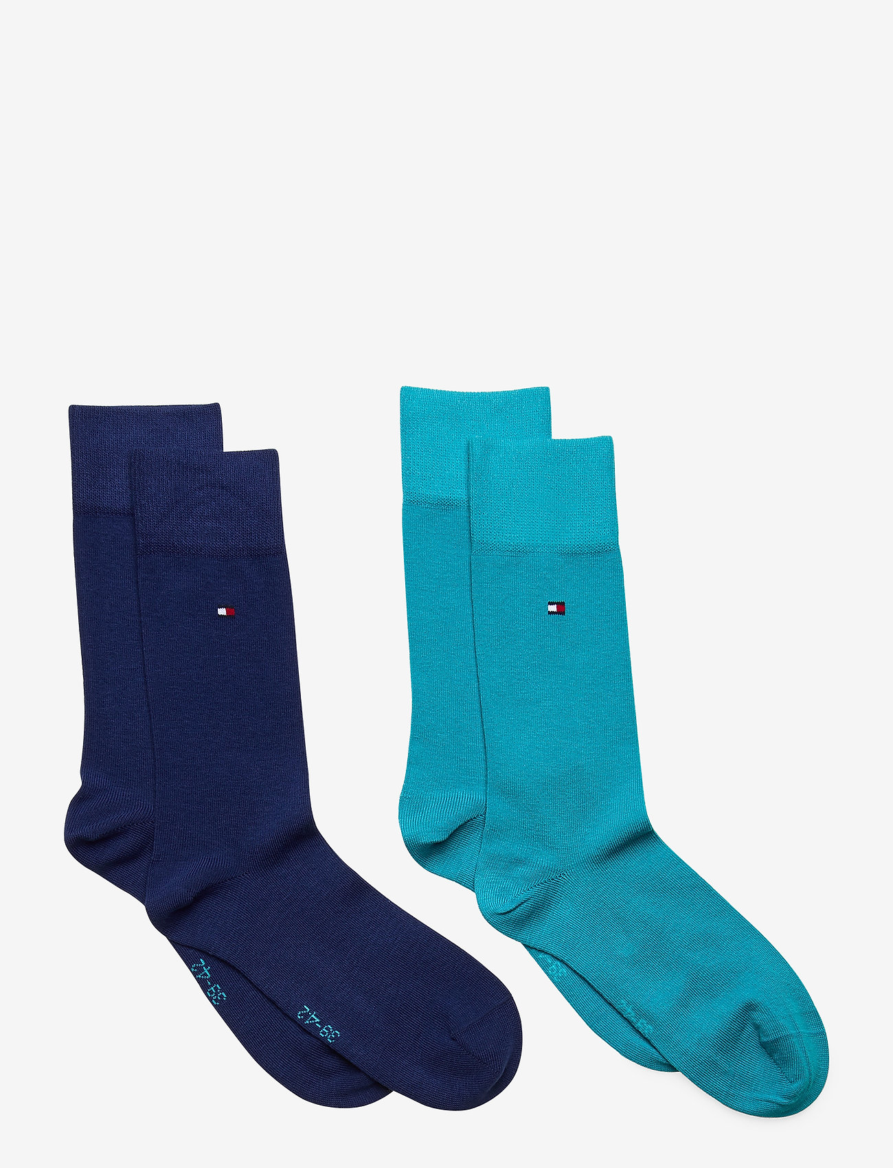 Tommy Hilfiger - TH CHILDREN SOCK TH BASIC 2P - real teal - 0