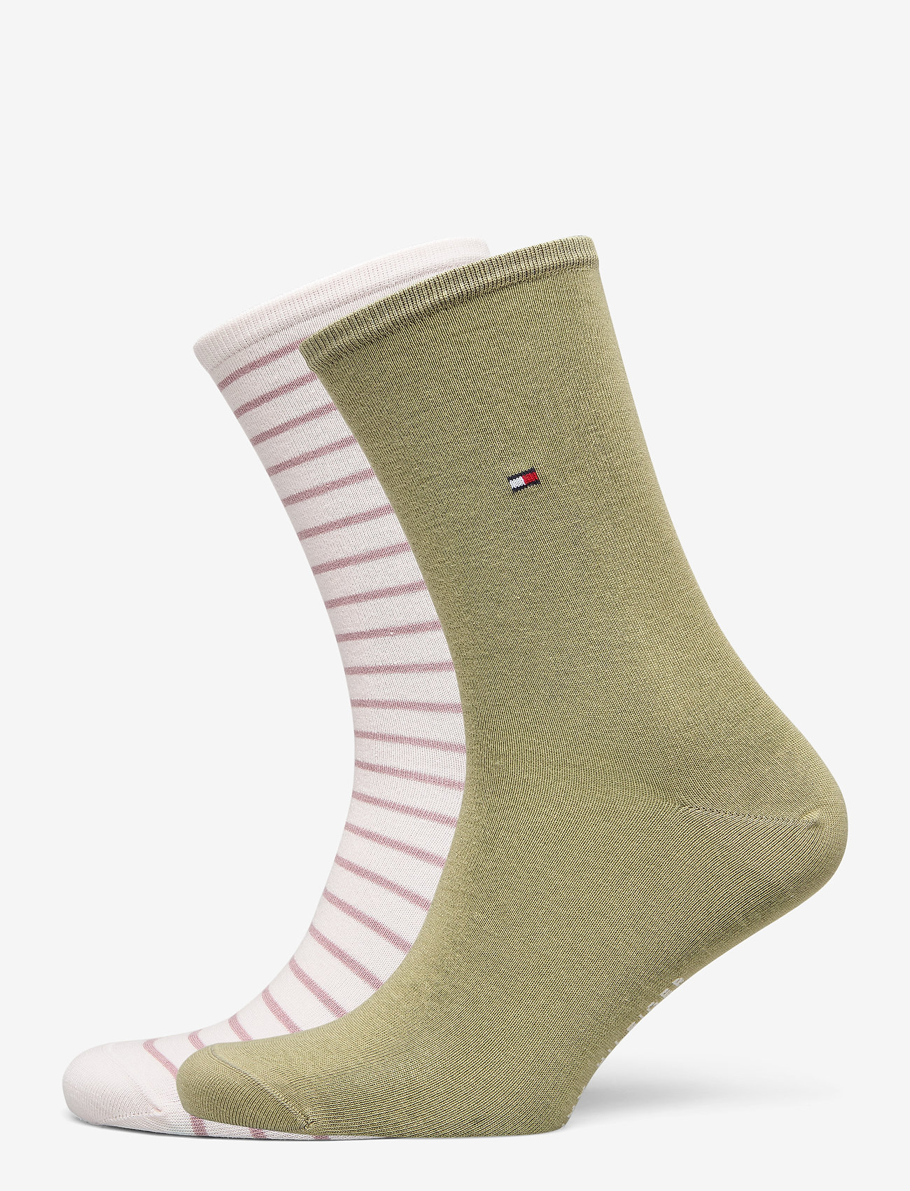 Tommy Hilfiger - TH WOMEN SMALL STRIPE 2P - light pink - 0