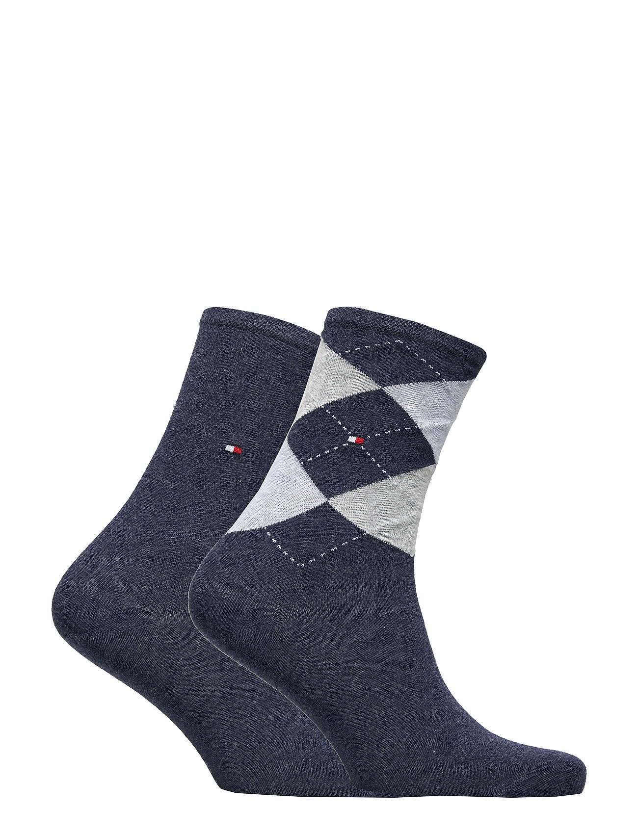 Tommy Hilfiger - TH WOMEN CHECK SOCK 2P - jeans - 1