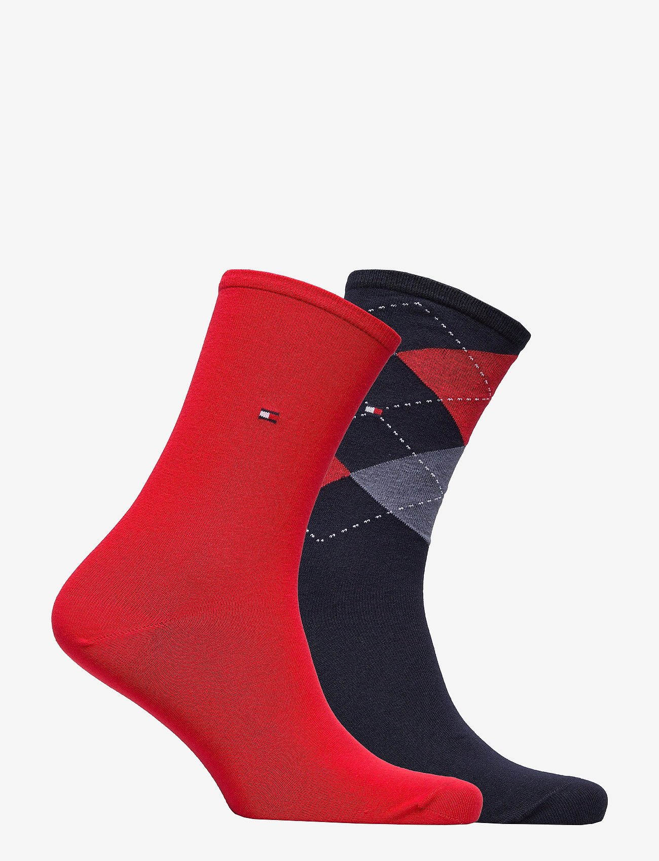 Tommy Hilfiger - TH WOMEN CHECK SOCK 2P - midnight blue - 1