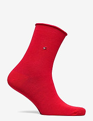 Tommy Hilfiger - TH WOMEN 98% COTTON  SOCK 1P - tommy red - 1