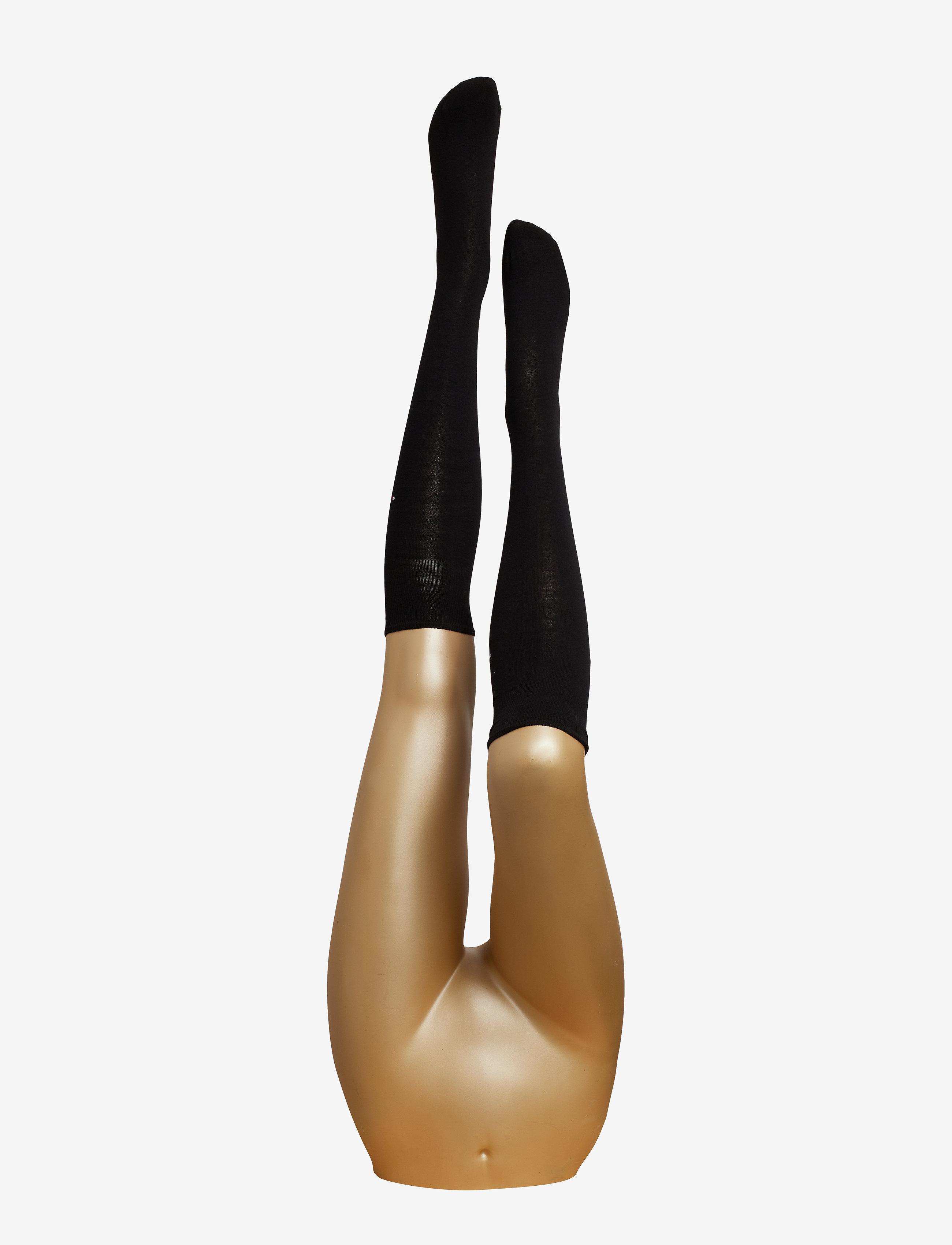 Tommy Hilfiger - TH WOMEN 98% COTTON KNEEHIGH 1P - kniestrümpfe - black - 1
