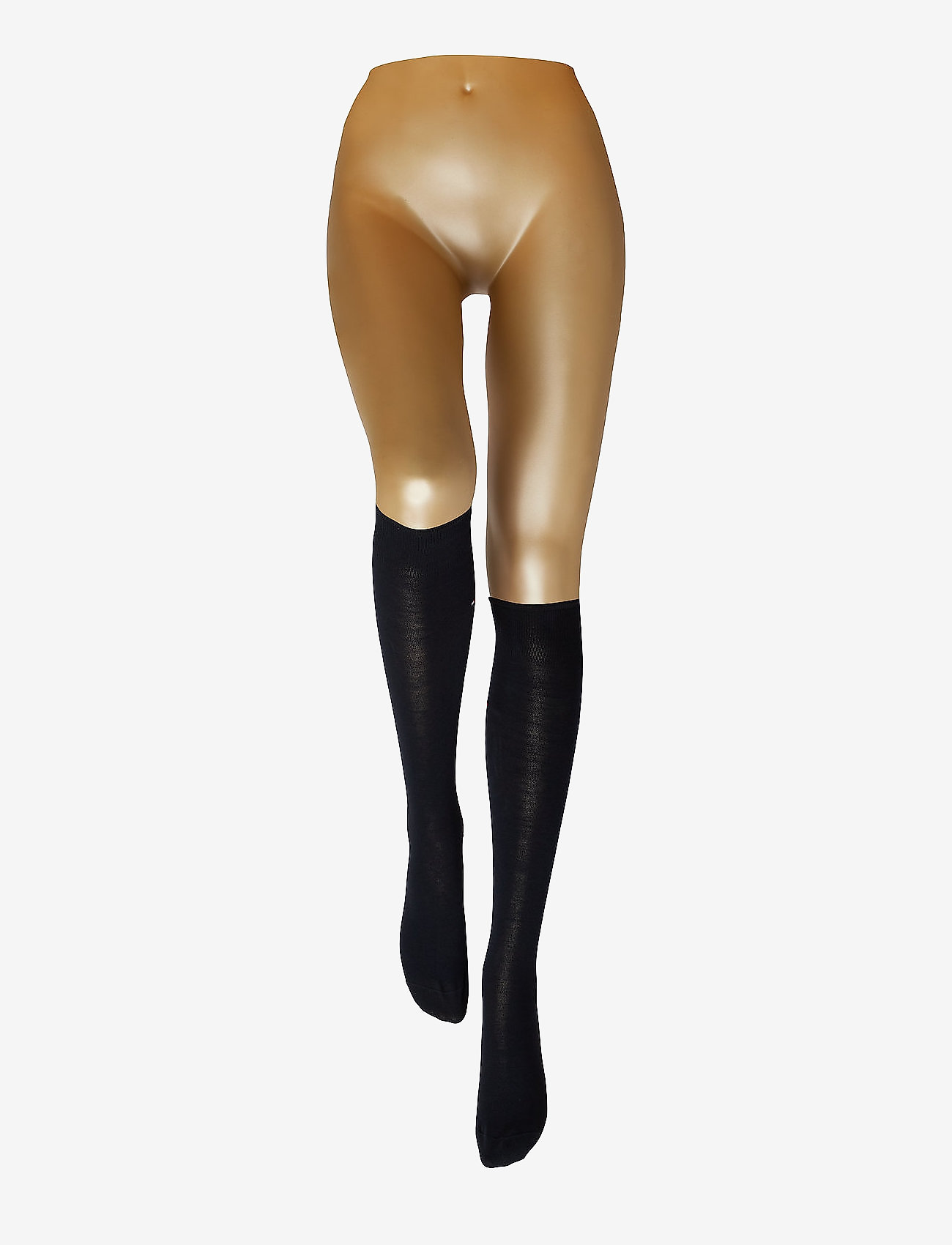 Tommy Hilfiger - TH WOMEN 98% COTTON KNEEHIGH 1P - knästrumpor - midnight blue - 1