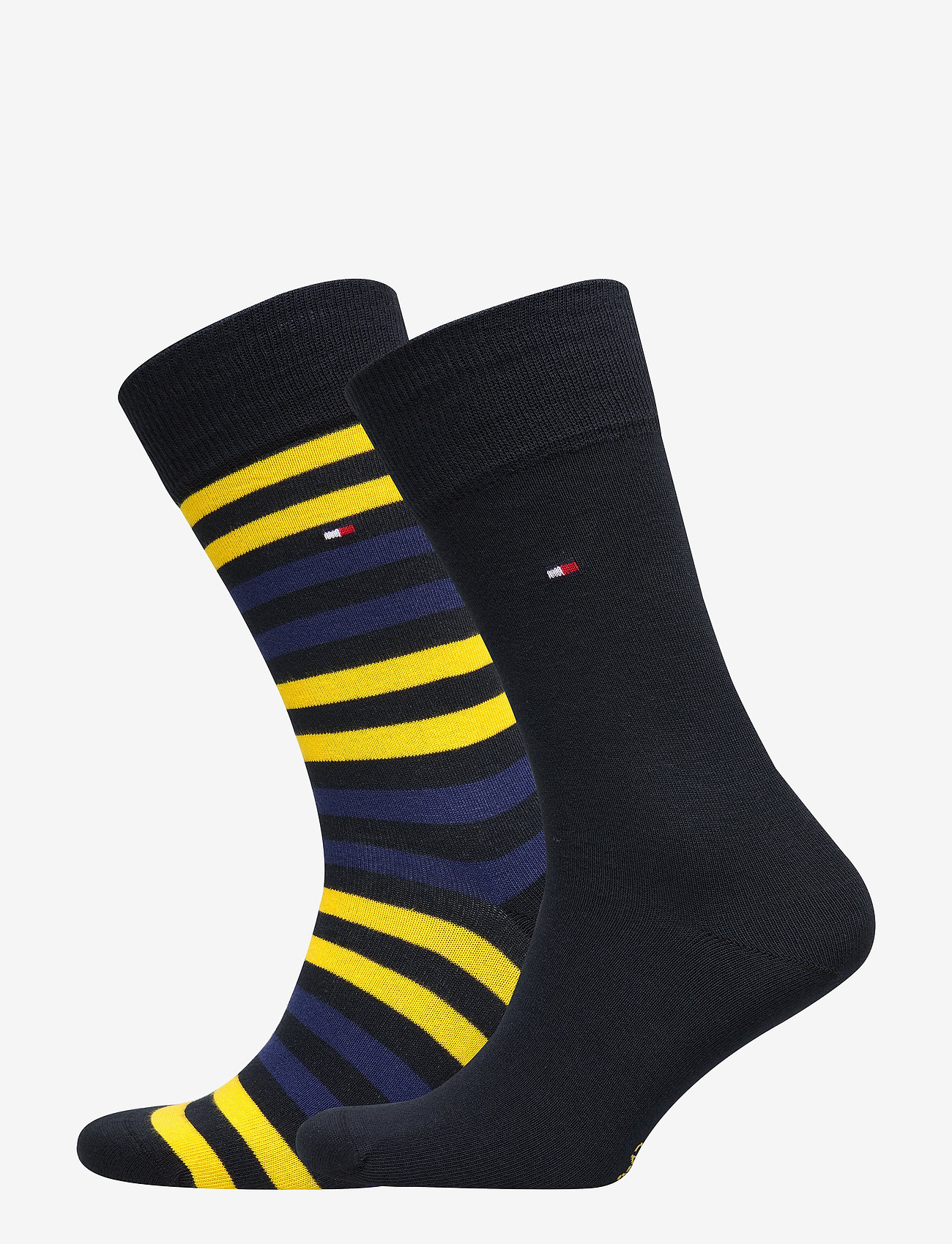 Tommy Hilfiger - TH MEN DUO STRIPE SOCK 2P - yellow / blue - 0