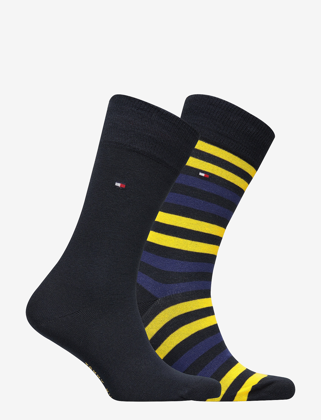 Tommy Hilfiger - TH MEN DUO STRIPE SOCK 2P - yellow / blue - 1