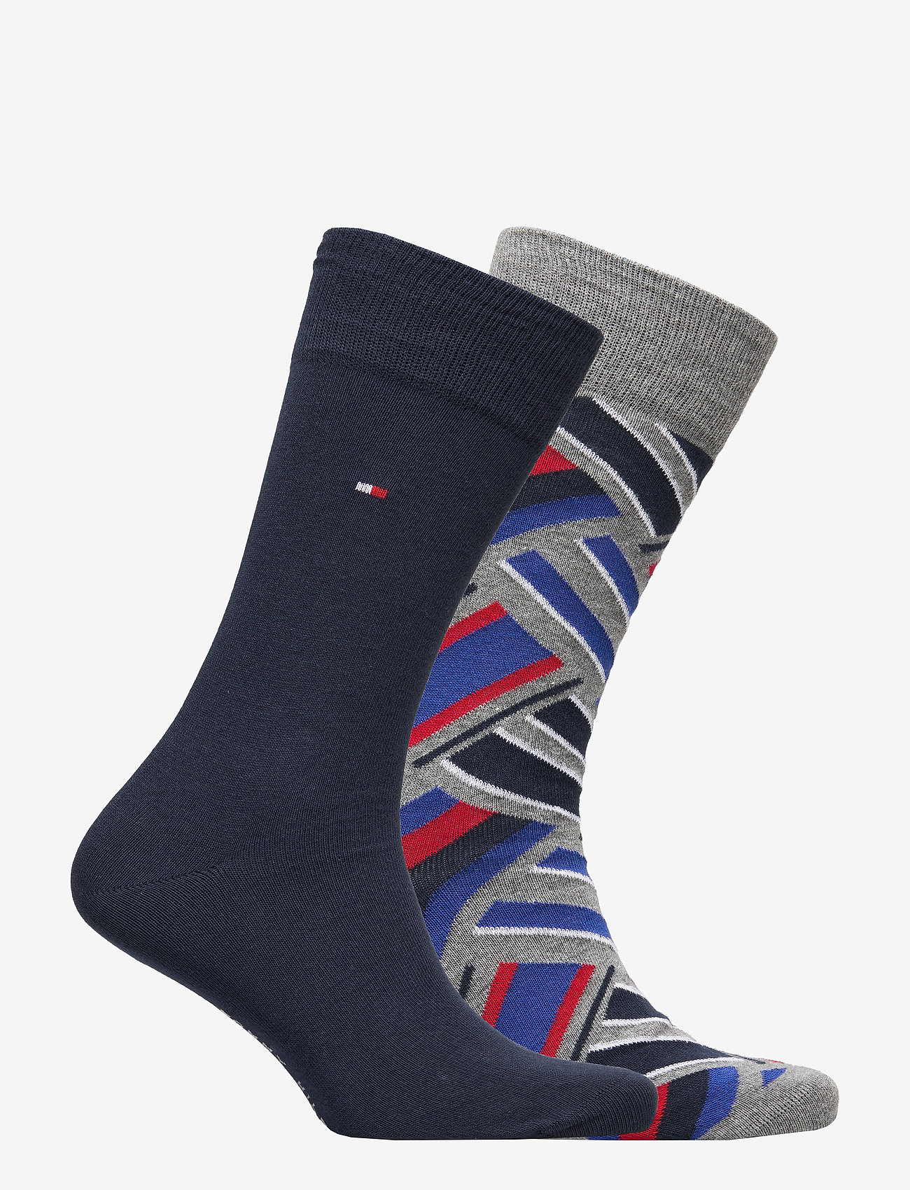 Tommy Hilfiger - TH MEN SOCK 2P COLOR BLOCK - navy / grey melange - 1