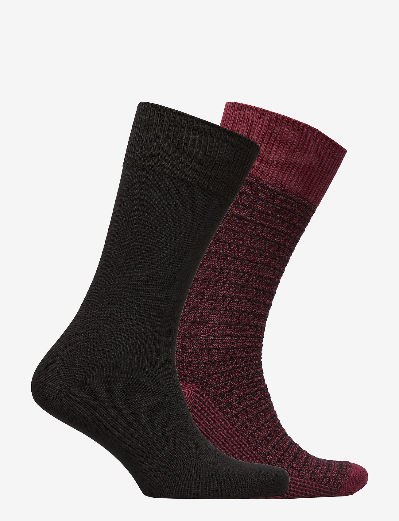 Tommy Hilfiger - TH MEN SOCK 2P STRUCTURE KNIT - bordeaux - 1