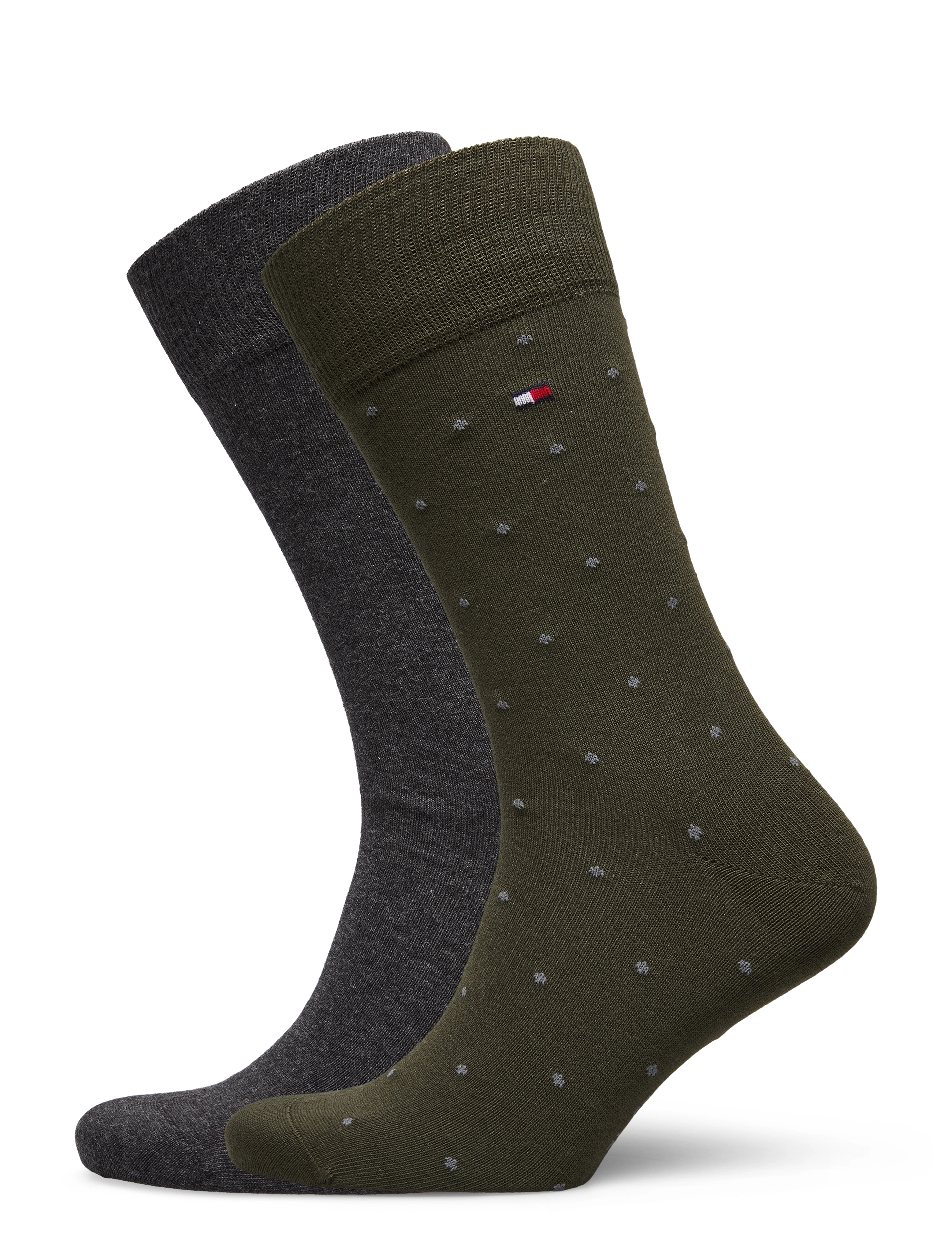 Tommy Hilfiger - TH MEN SEASONAL SOCK 2P DOT - olive - 0