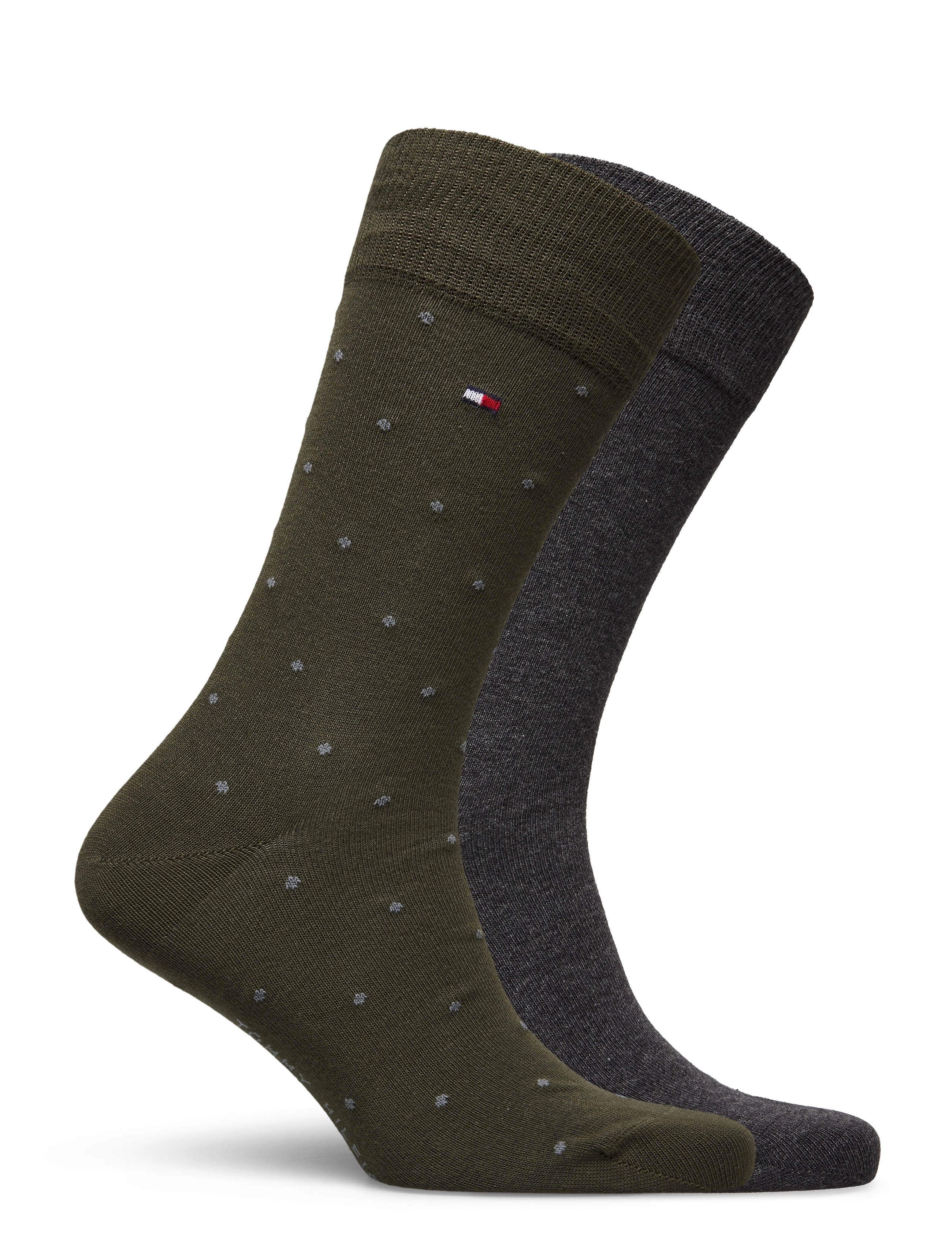 Tommy Hilfiger - TH MEN SEASONAL SOCK 2P DOT - olive - 1