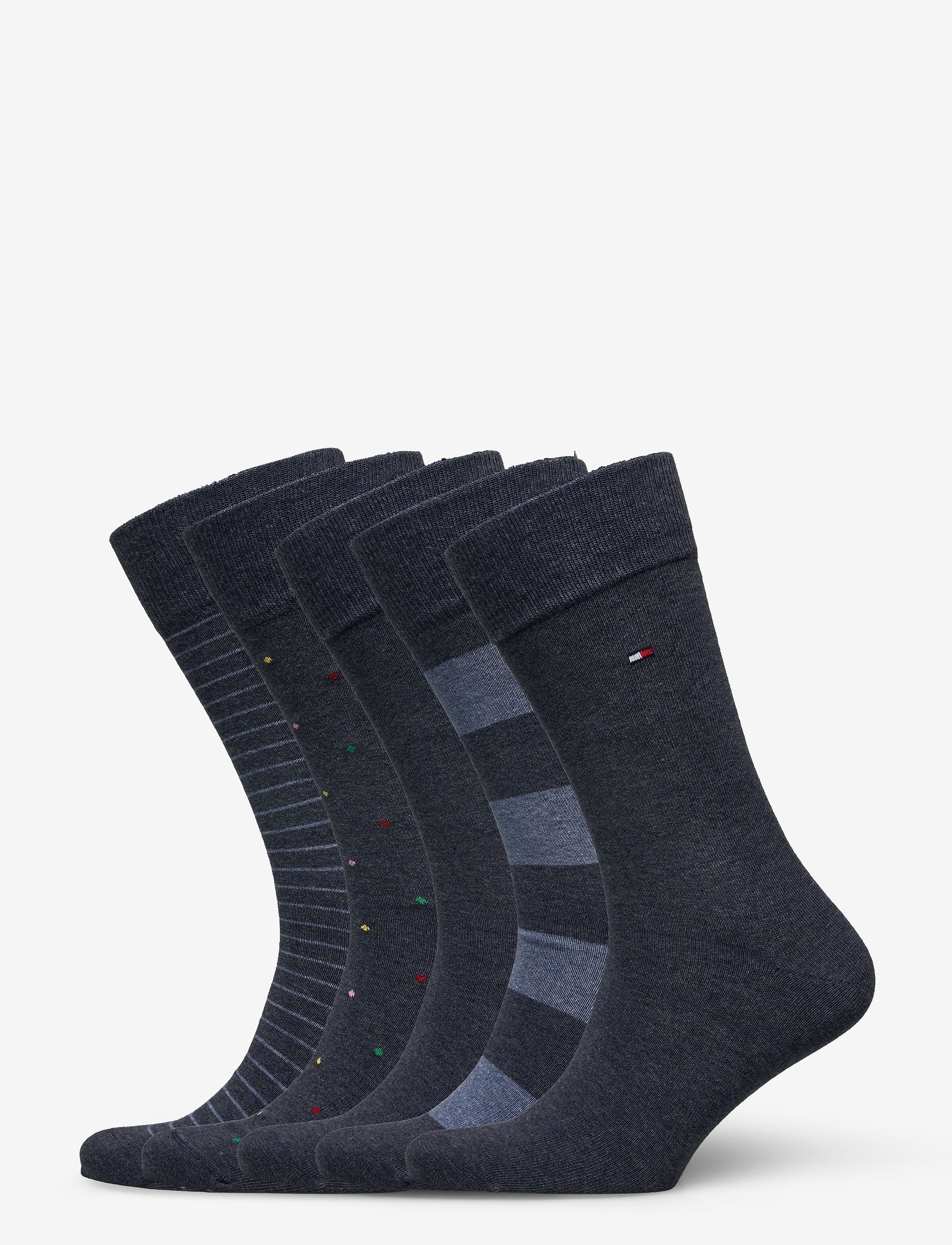 Tommy Hilfiger - TH MEN SOCK 5P TIN GIFTBOX  STRIPE - jeans - 1