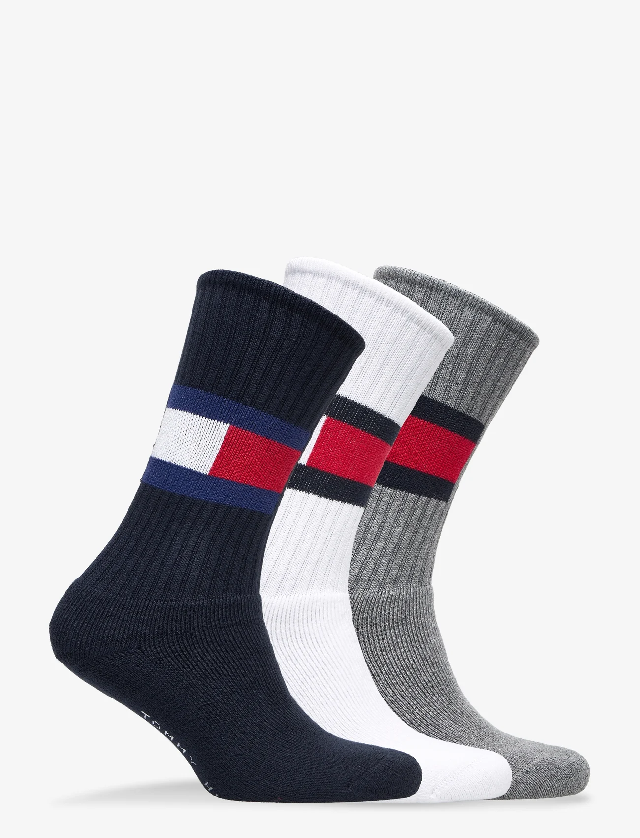 Tommy Hilfiger - TH MEN SOCK 3P FLAG ECOM - lowest prices - white / navy / grey - 1