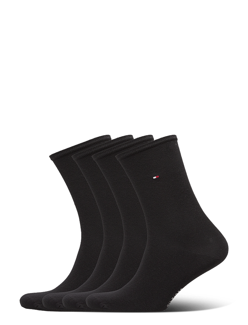 Tommy Hilfiger - TH WOMEN 4P SOCK ECOM - everyday style - black - 0