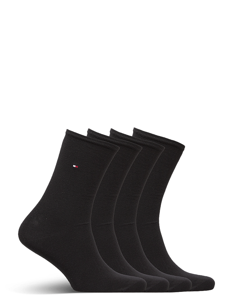 Tommy Hilfiger - TH WOMEN 4P SOCK ECOM - everyday style - black - 1