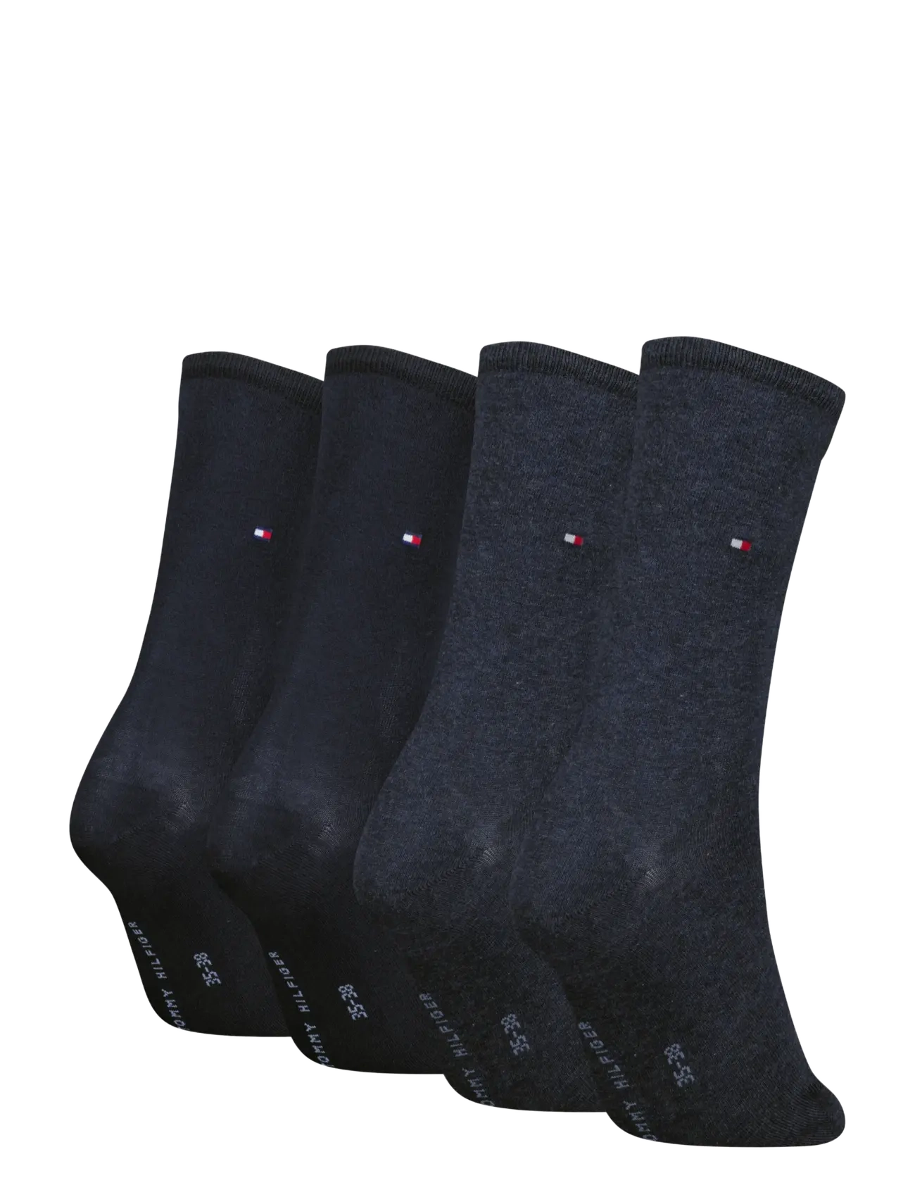 Tommy Hilfiger Th Women 4P Sock Ecom, 39-42, Socks, Blau - Regular Frauen
