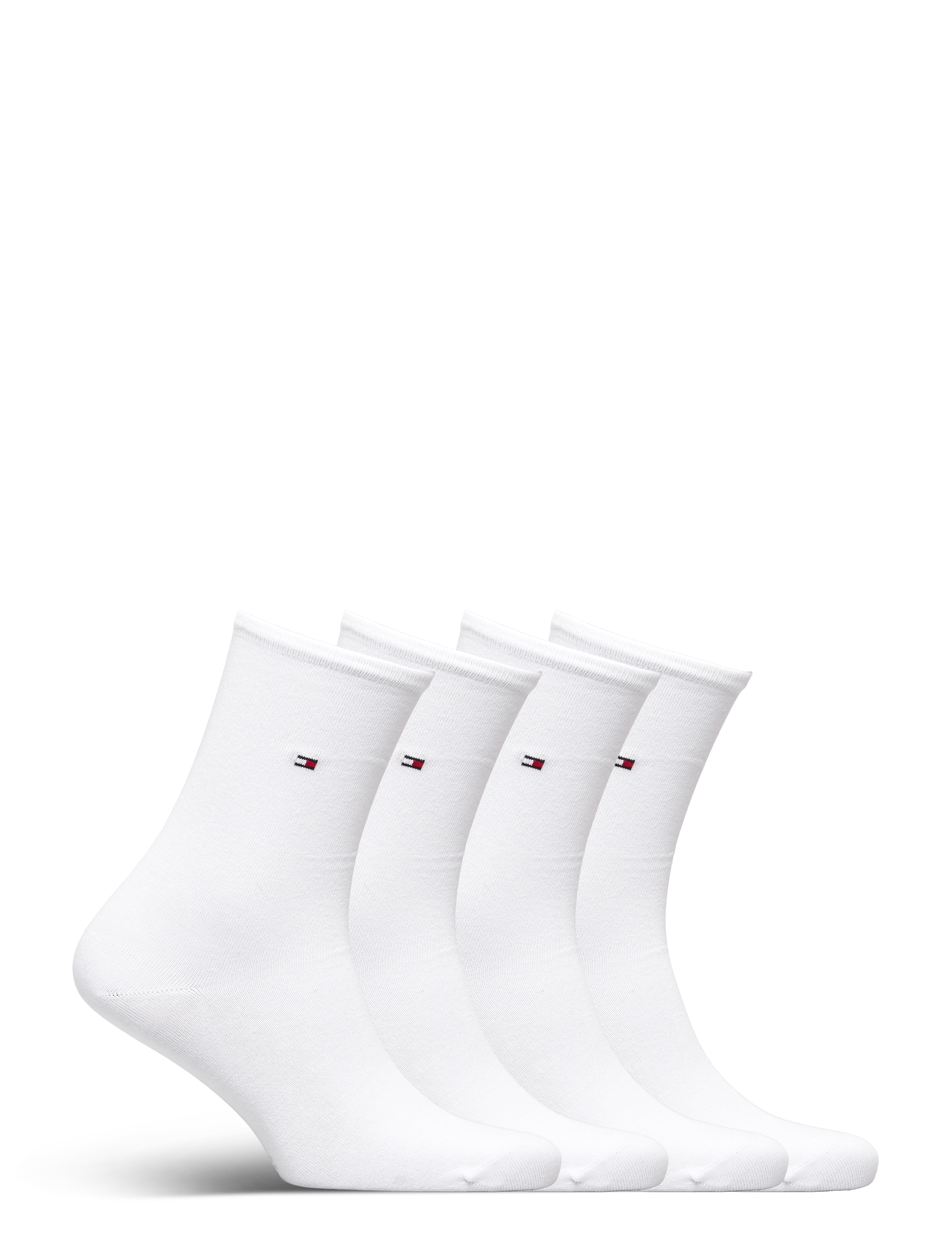 Tommy Hilfiger - TH WOMEN 4P SOCK ECOM - apakšveļa un zeķes - white - 1