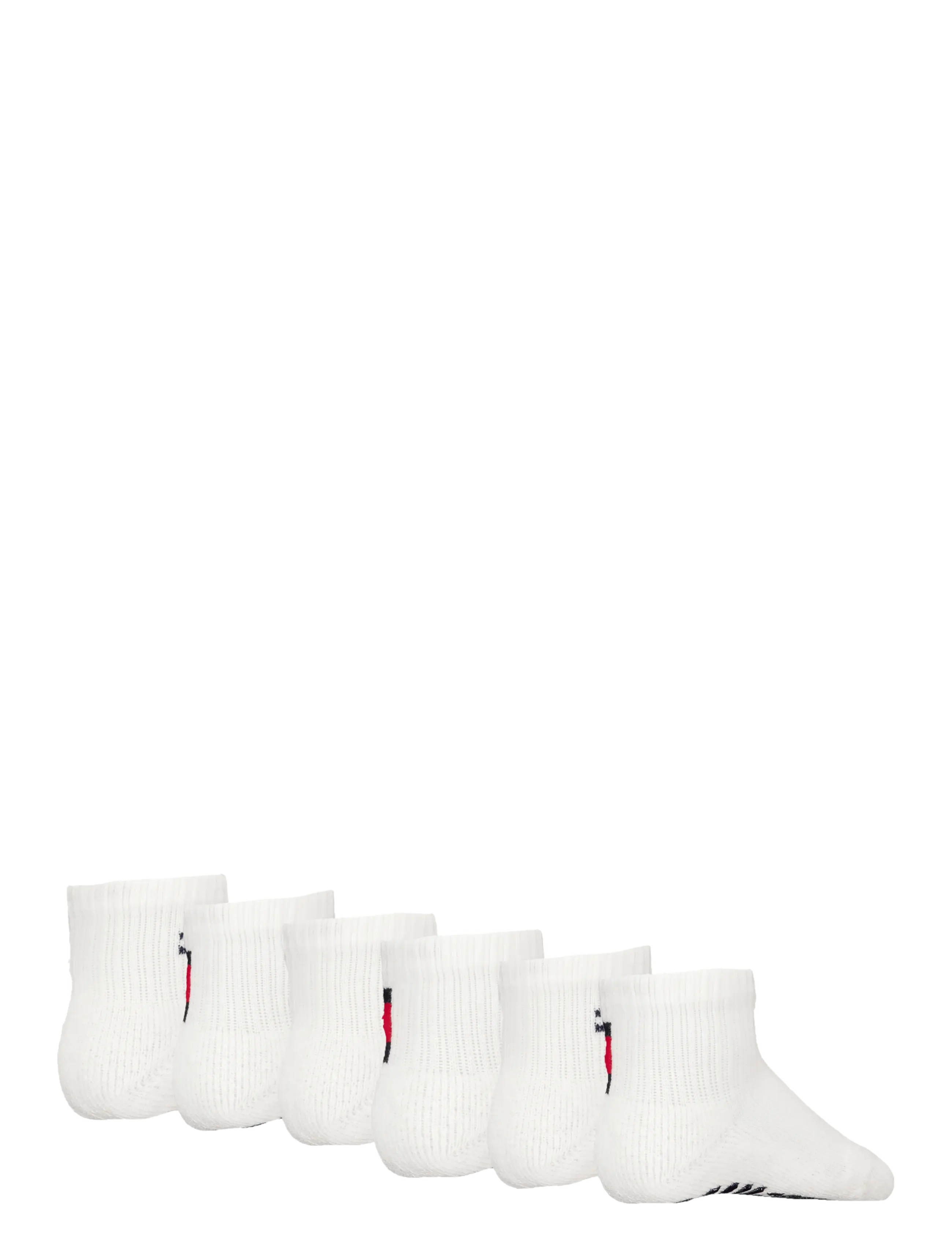 Tommy Hilfiger - TH BABY SOCK 6P FLAG SOCK ECOM - white - 1