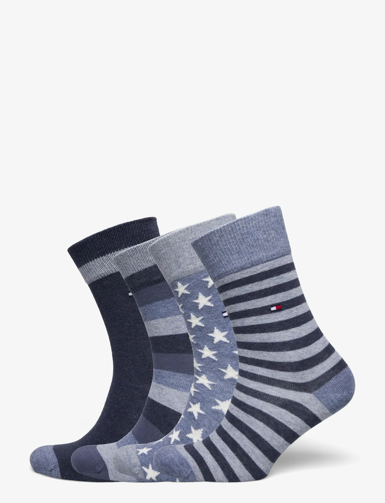 Tommy Hilfiger - TH KIDS BASIC STRIPE & STARS ONLY S - chaussettes - jeans - 0