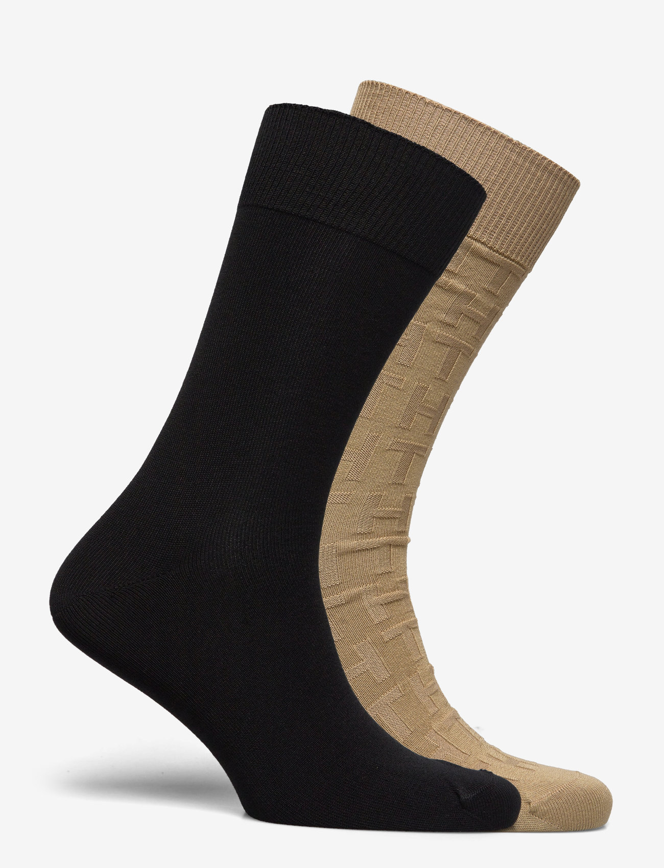 Tommy Hilfiger - TH MEN SOCK 2P FIL D ECOSSE MONOGRAM - brown - 1