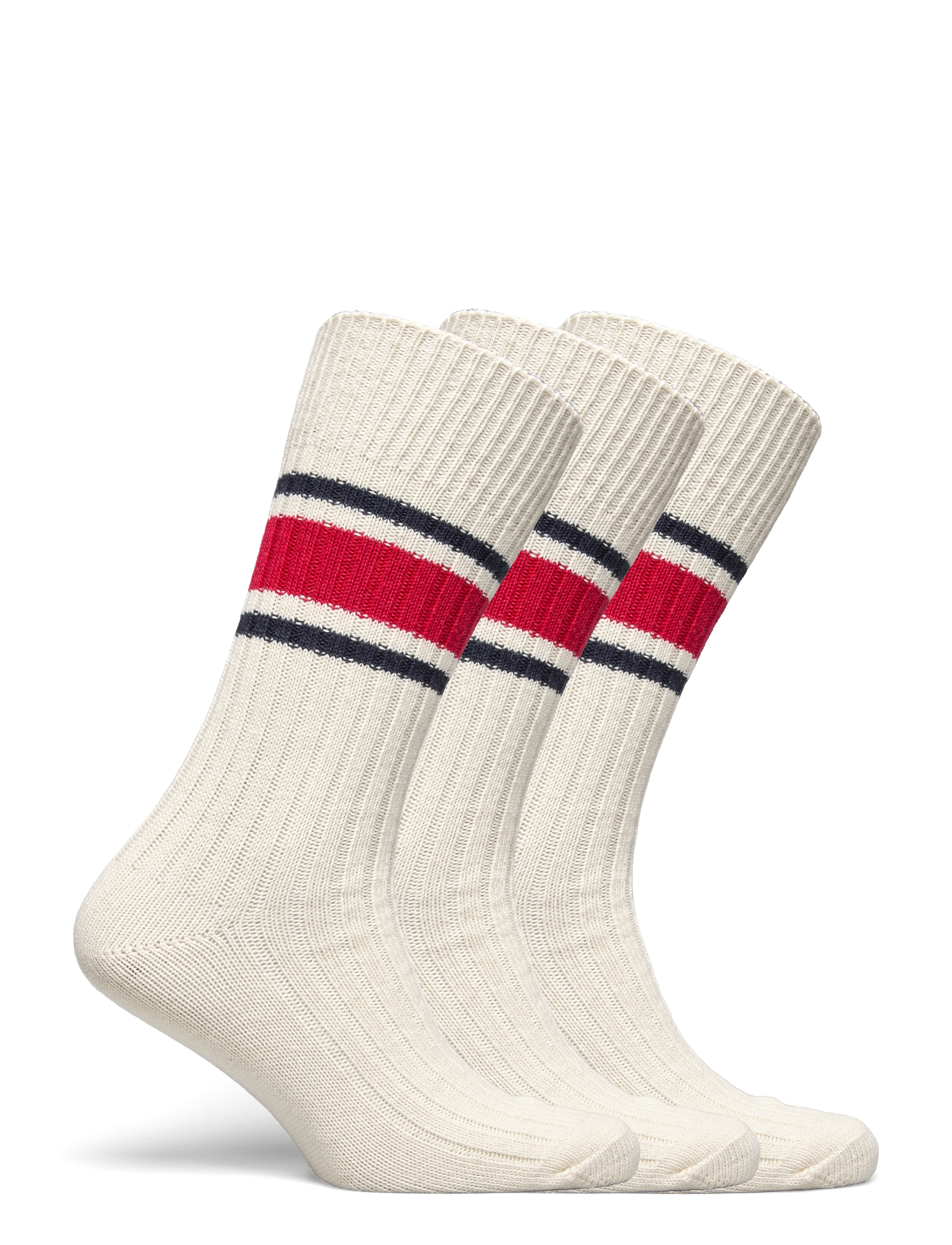Tommy Hilfiger - TH MEN SOCK 1P RIB WOOL - off white - 1