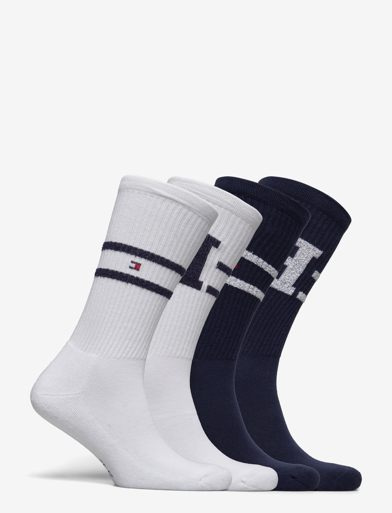 Tommy Hilfiger - TH MEN SOCK 4P SPORT PATCH BOUCLE - navy/white - 1