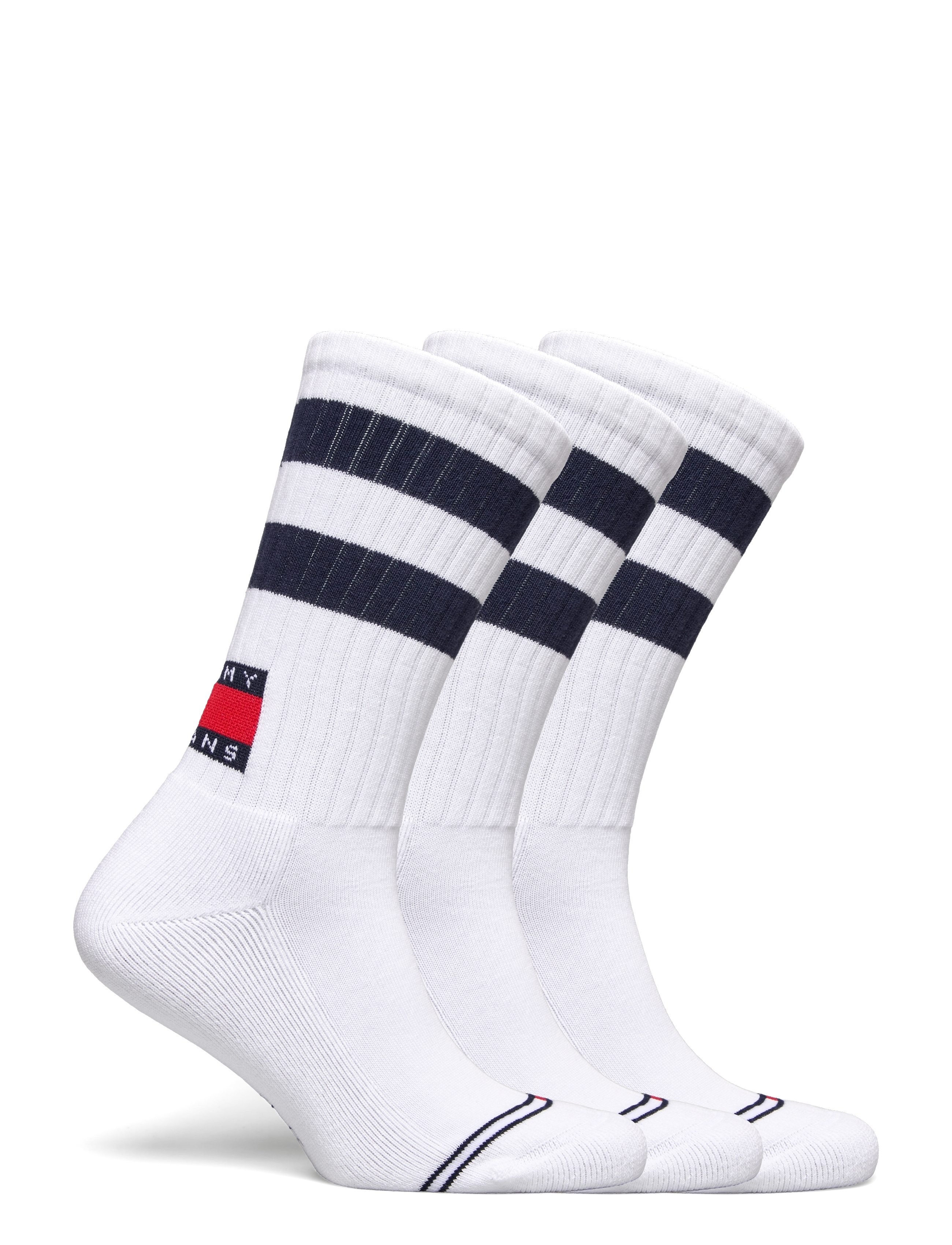 Tommy Hilfiger - TH UNI TJ SOCK 2P SPORT STRIPE - white/navy - 1