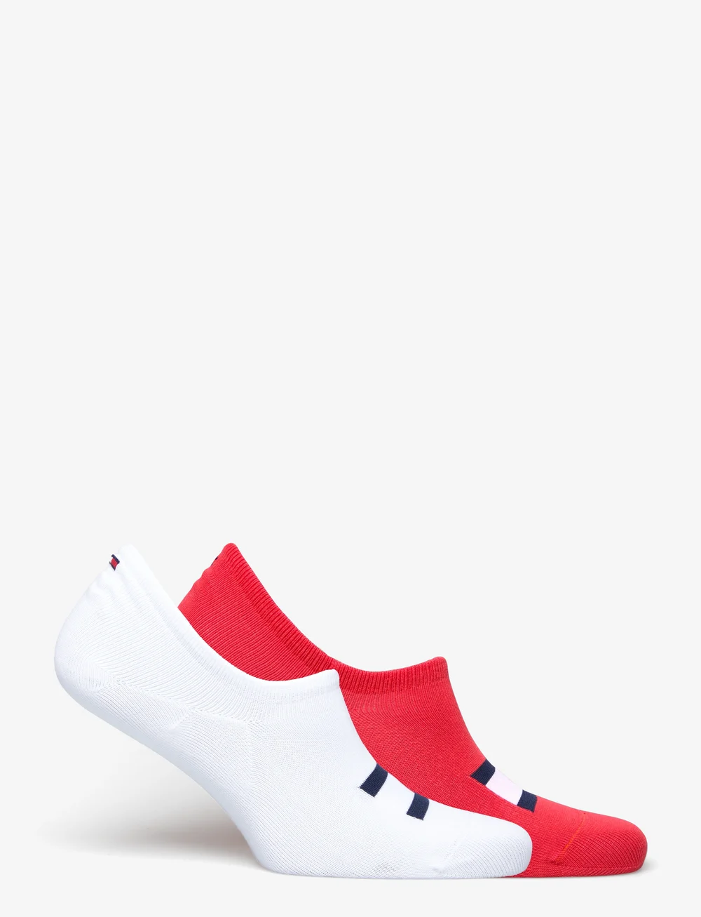 Tommy Hilfiger - TH UNI TJ FOOTIE 2P FLAG - socken im multipack - coral - 1