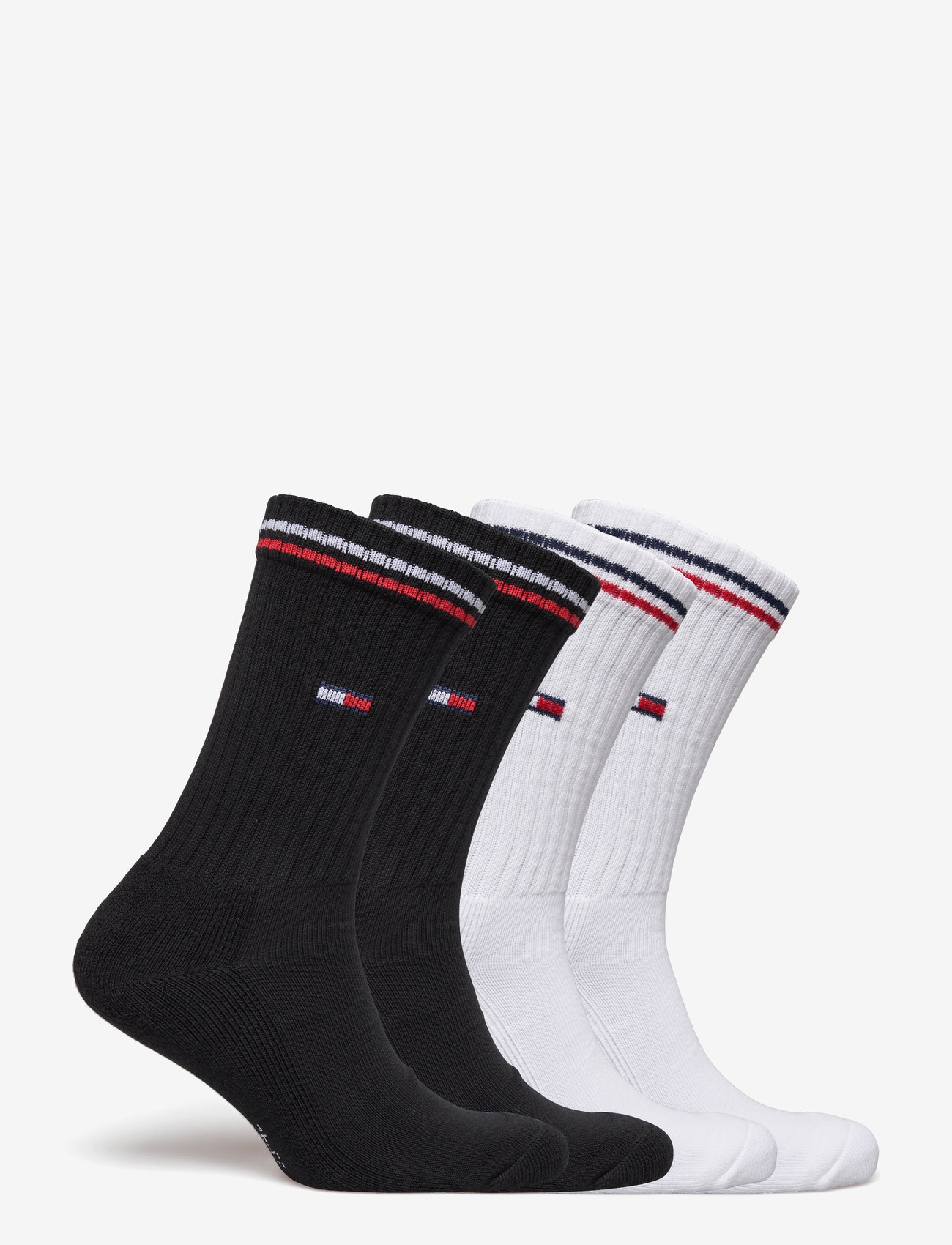 Tommy Hilfiger - TH UNI TJ SOCK 4P ICONIC - white/black - 1