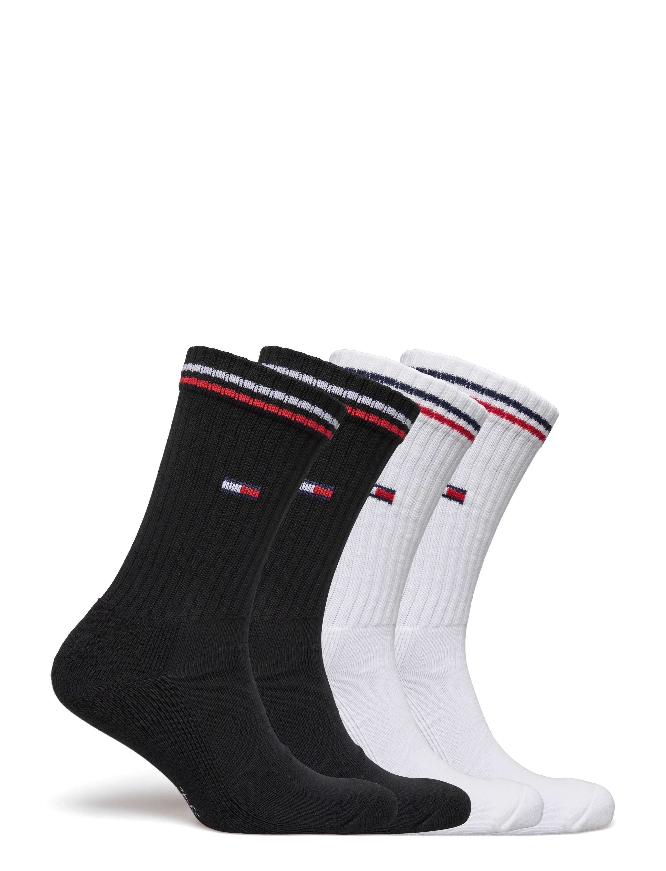 Tommy Hilfiger - TH UNI TJ SOCK 4P ICONIC - white/black - 1