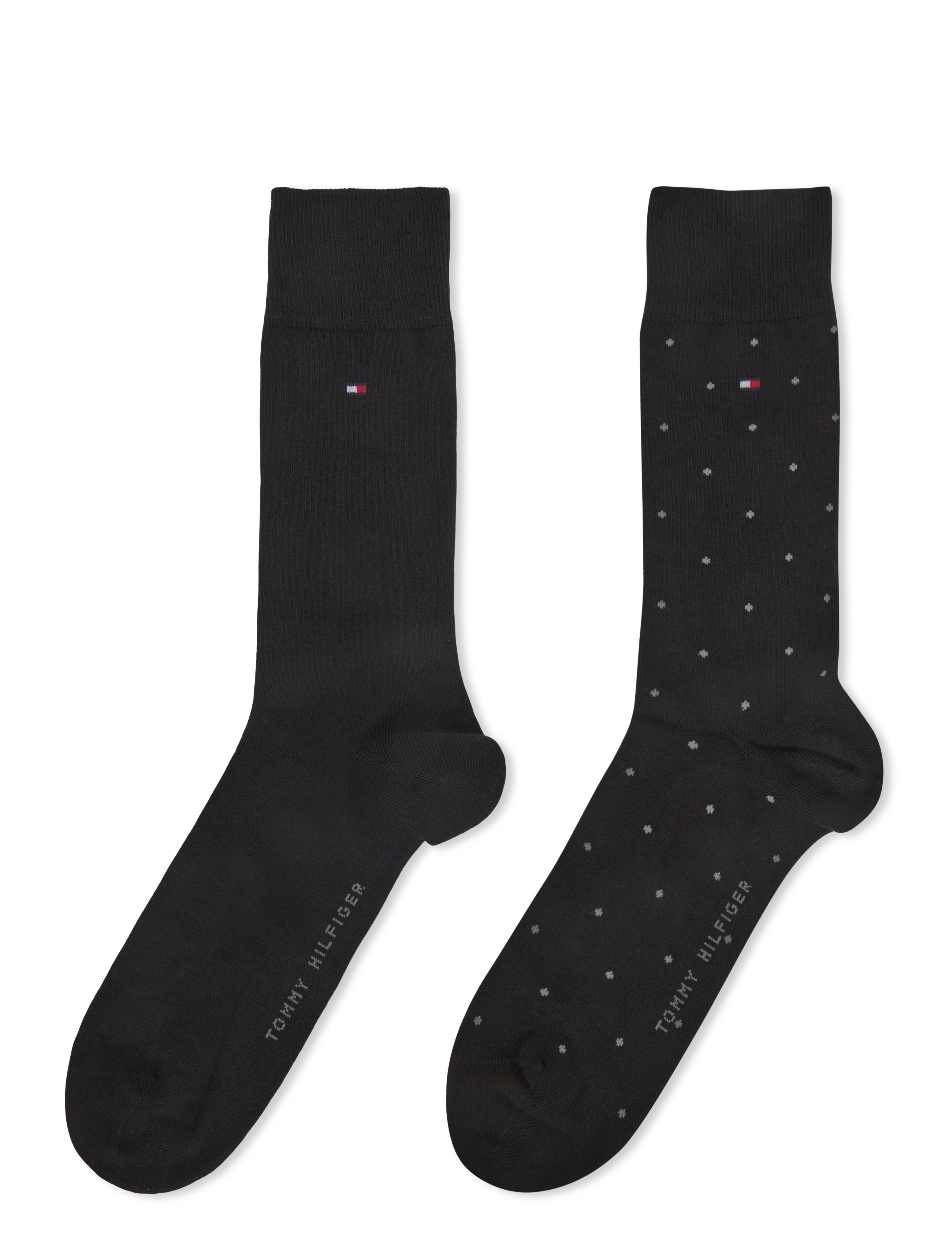 Tommy Hilfiger - TH MEN SOCK 2P DOT - sokker - black - 1
