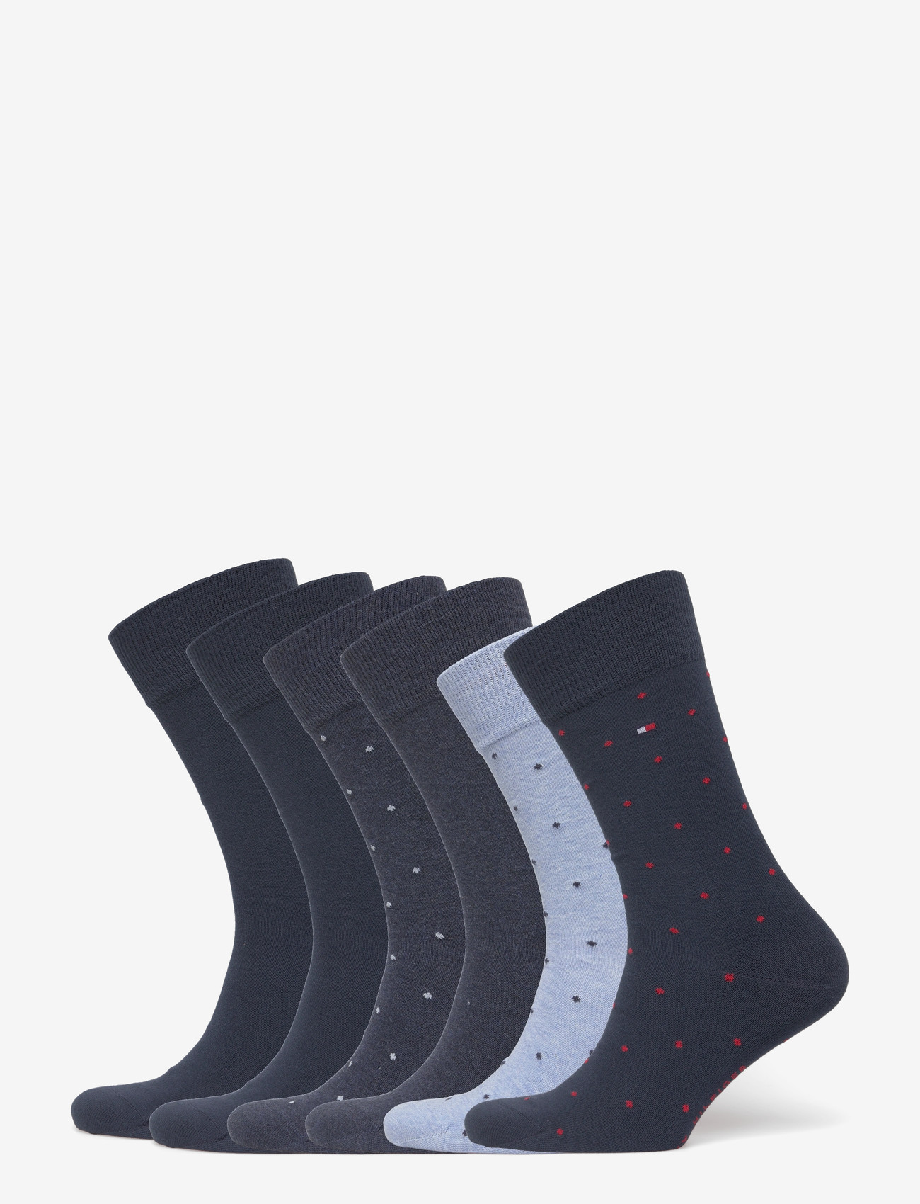 Tommy Hilfiger - TH MEN SOCK 6P DOT ECOM - crew-socken - blue combo - 0