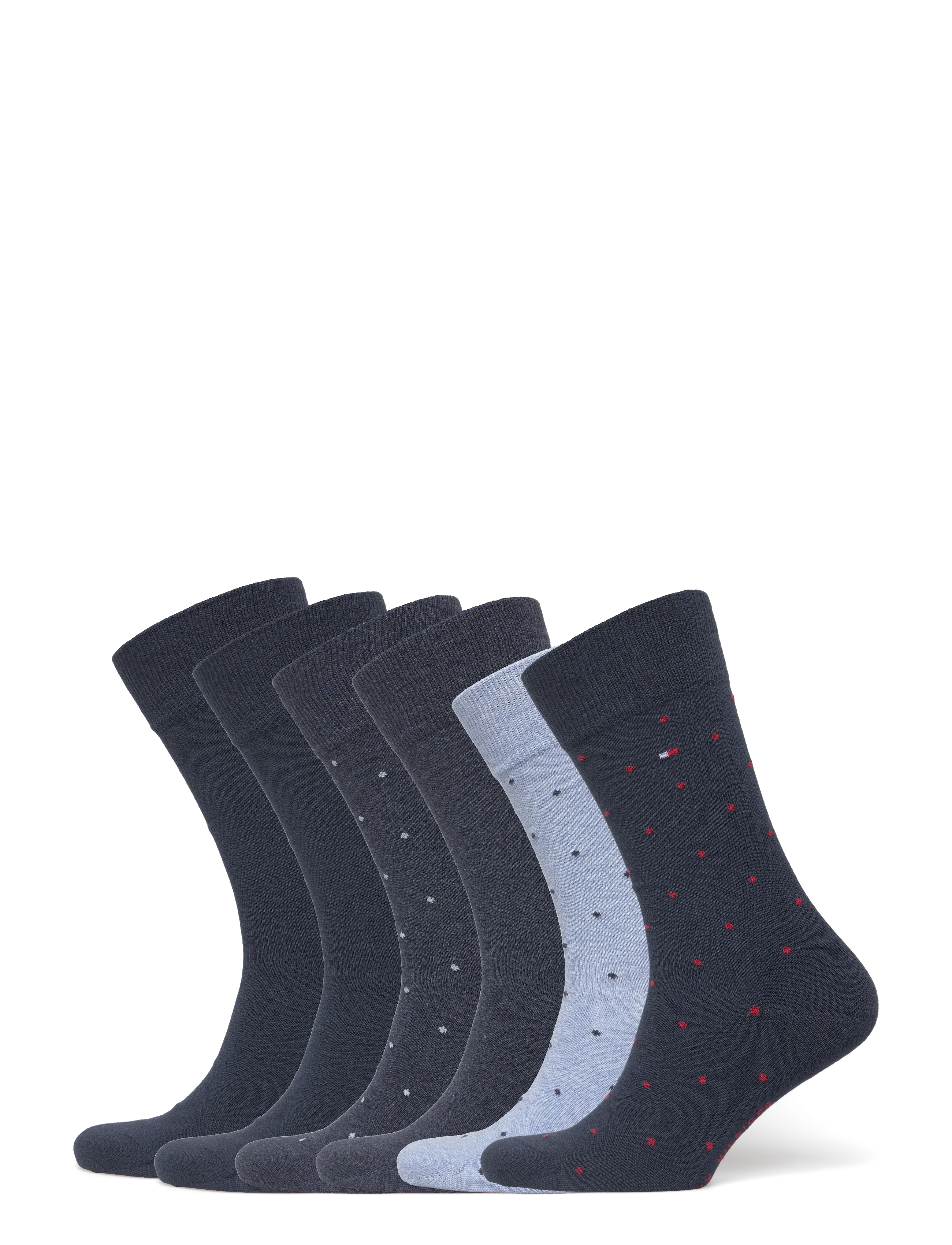 Tommy Hilfiger TH MEN SOCK 6P DOT ECOM - Strømper - BLUE COMBO / navy