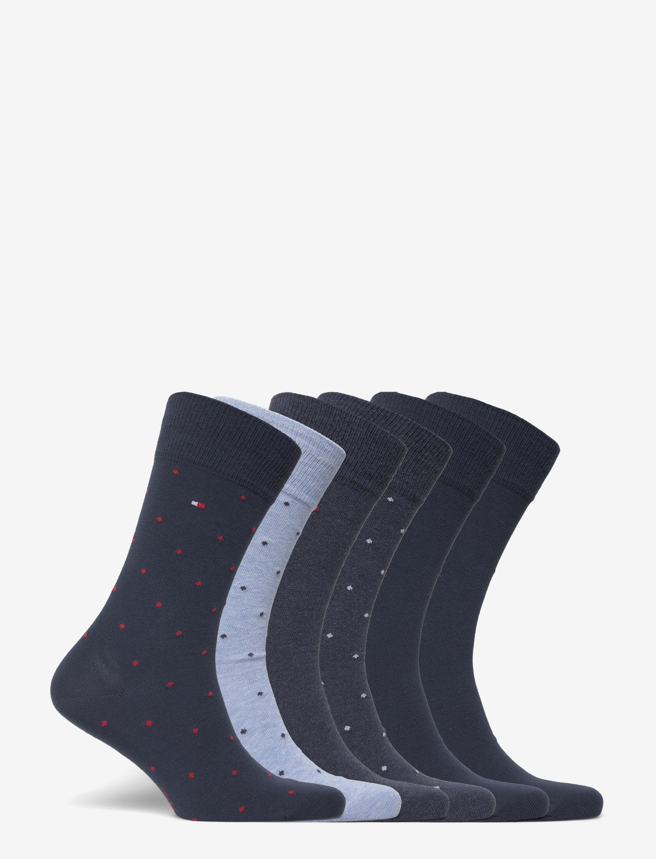Tommy Hilfiger - TH MEN SOCK 6P DOT ECOM - crew-socken - blue combo - 1