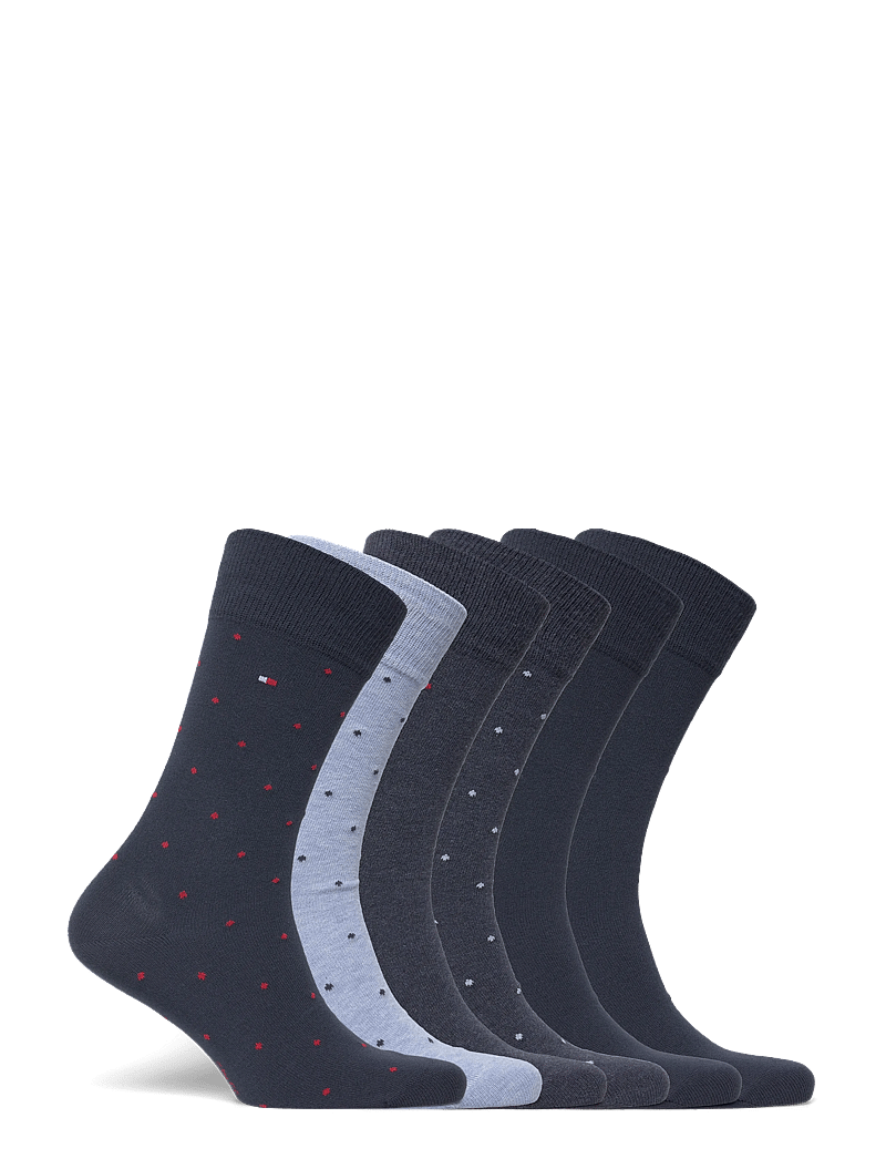 Tommy Hilfiger - TH MEN SOCK 6P DOT ECOM - crew-socken - blue combo - 1