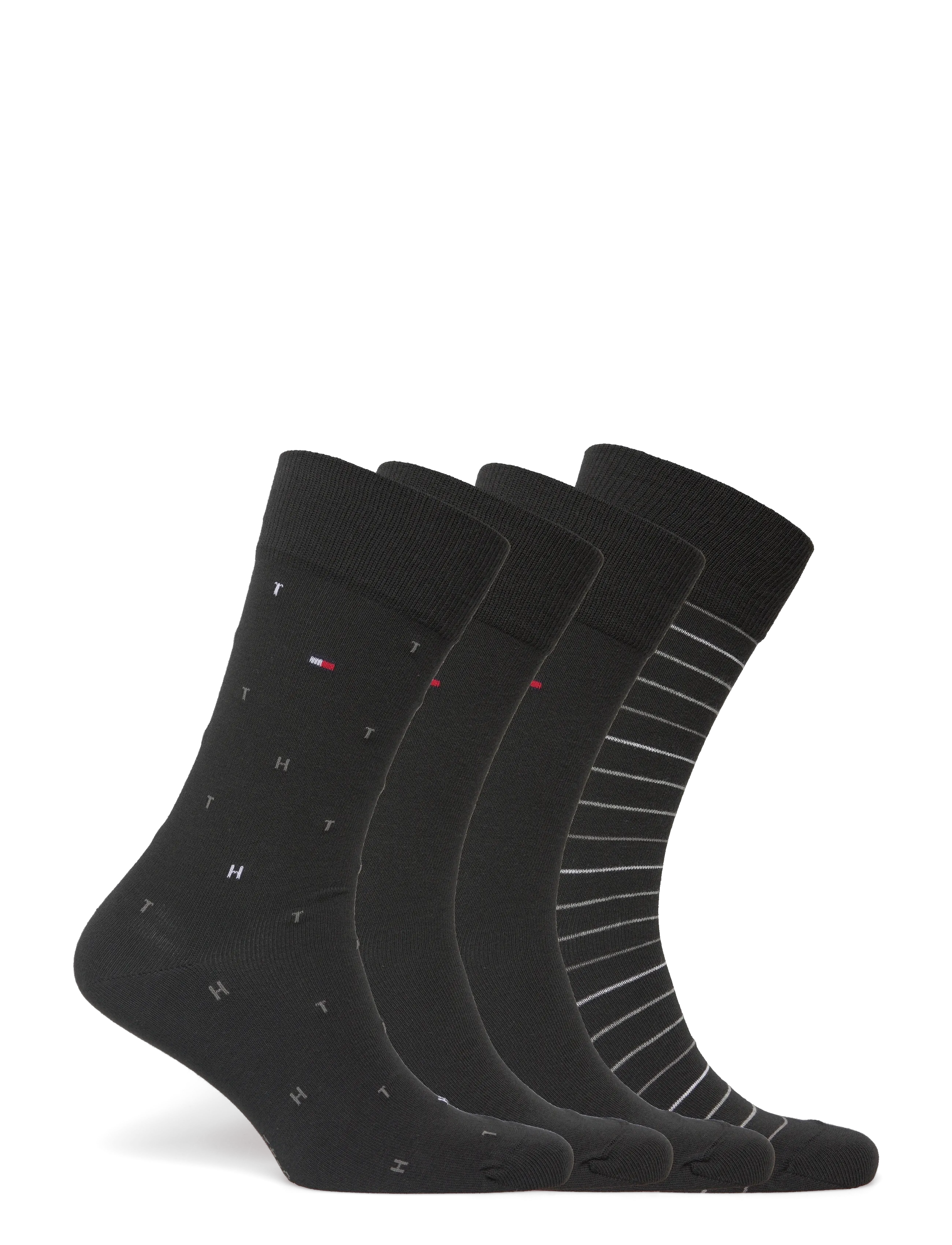 Tommy Hilfiger - TH MEN SOCK 4P TIN GIFTBOX - laveste priser - black - 1